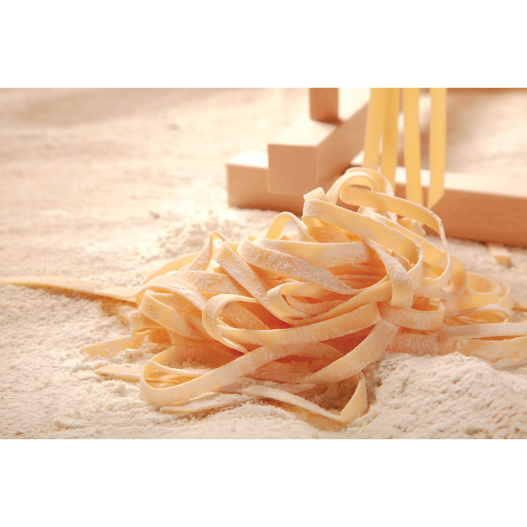 Fantes Collapsible Pasta And Noodle Drying Rack, Made In Italy, Natural Beechwood, 13.375 X 11.5-Inches, The Italian Market Orig