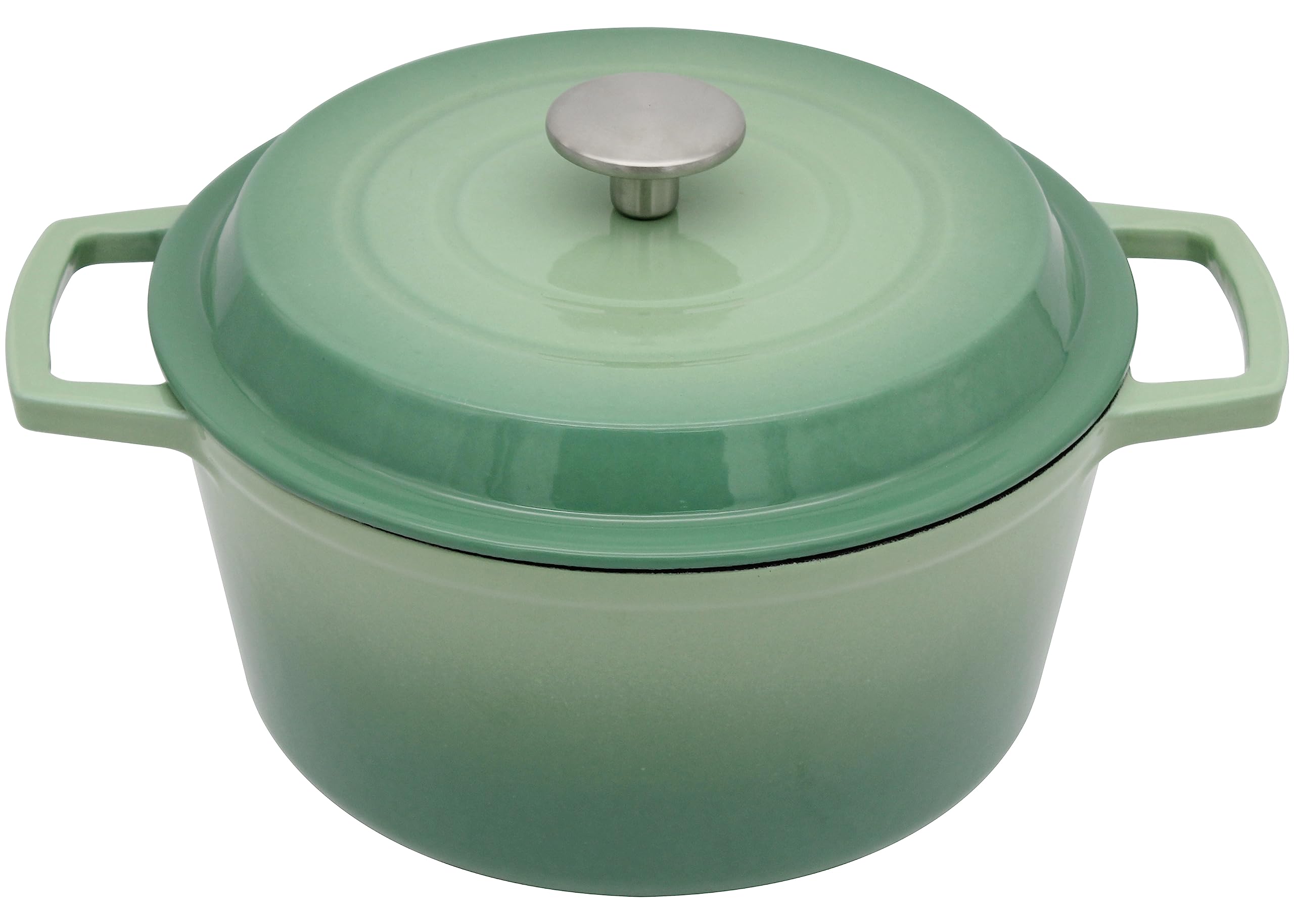 Nwsystems 4.2 Qt Cast Iron Dutch Oven, Non-Stick And Enamel Interior, Multi-Purpose Cooking & Baking, Suitable To All Kinds Of C