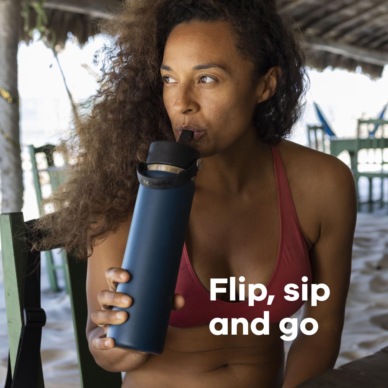 Hydro Flask 32 Oz Wide Flex Straw Cap Polar Plunge