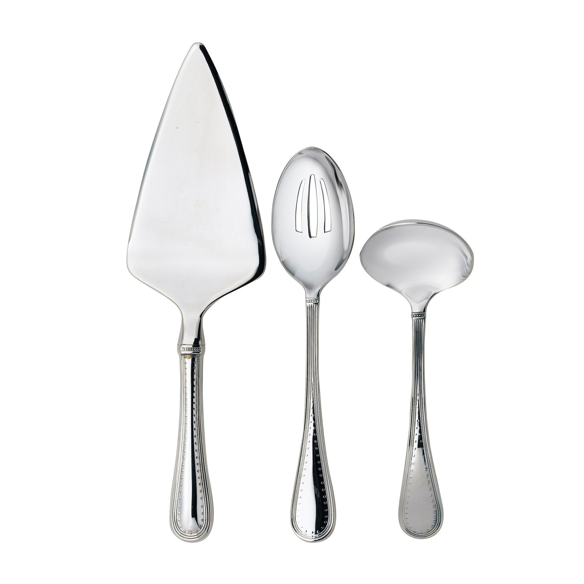 Vera Wang By Wedgwood Grosgrain 3-Piece Serving Set, Stainless Steel