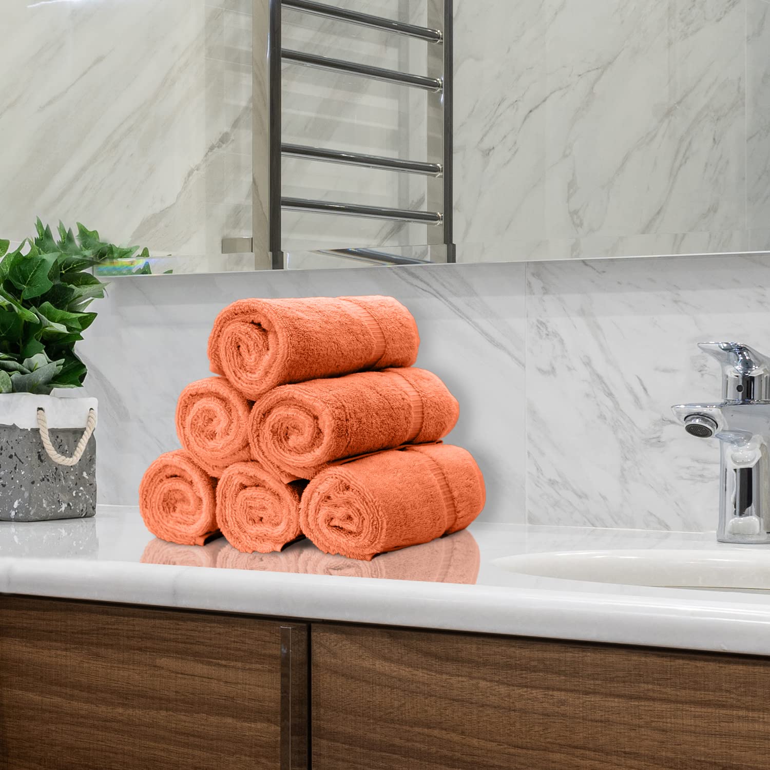 Luxury Hotel & Spa Collection, Quick Dry 100% Turkish Cotton 700 Gsm, Eco Friendly Towel, For Bathroom, Gymand Kitchen Dobby Bor