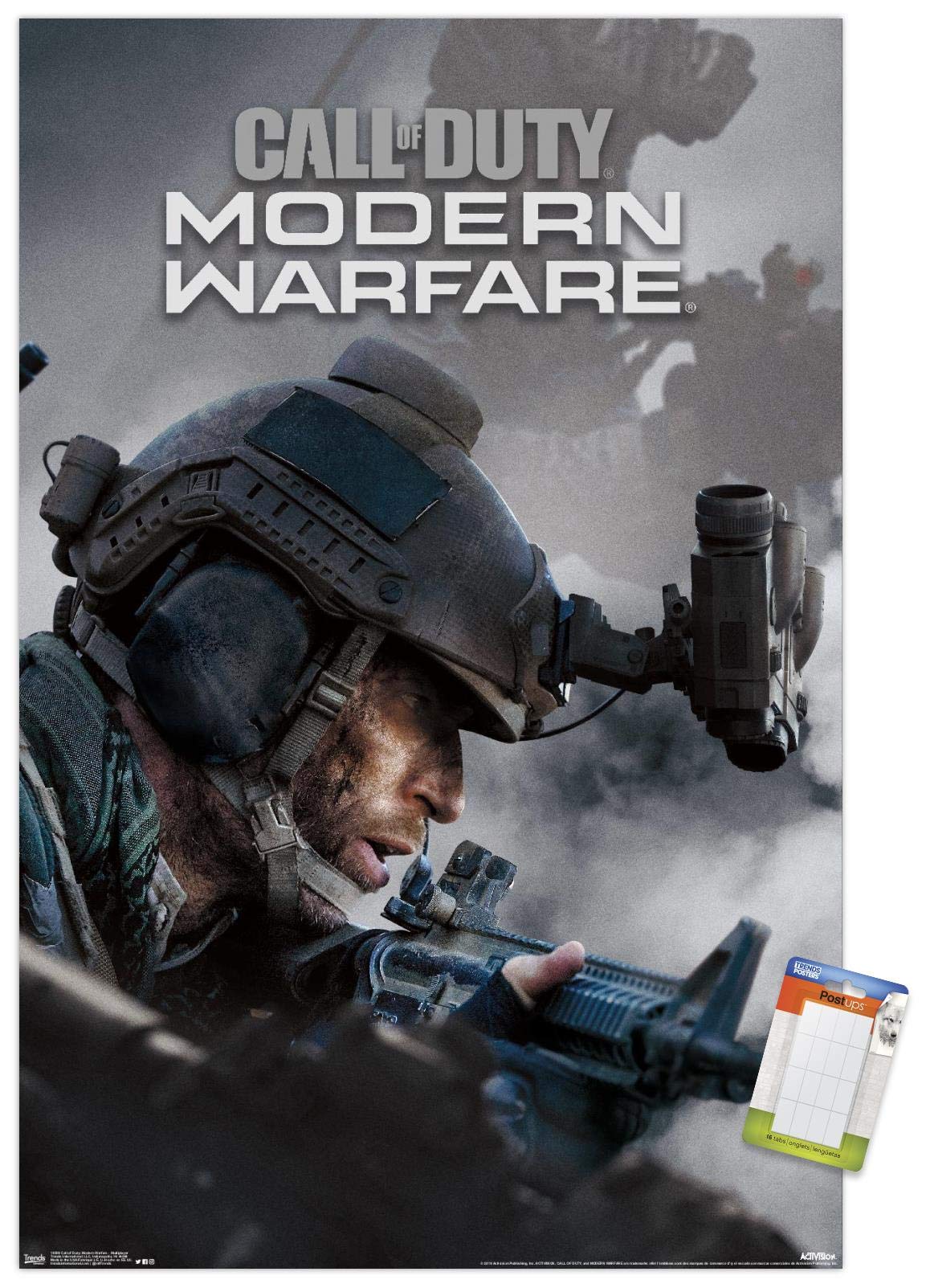 Trends International Call Of Duty: Modern Warfare - Multiplayer Wall Poster, 22.375'' X 34'', Poster & Mount Bundle