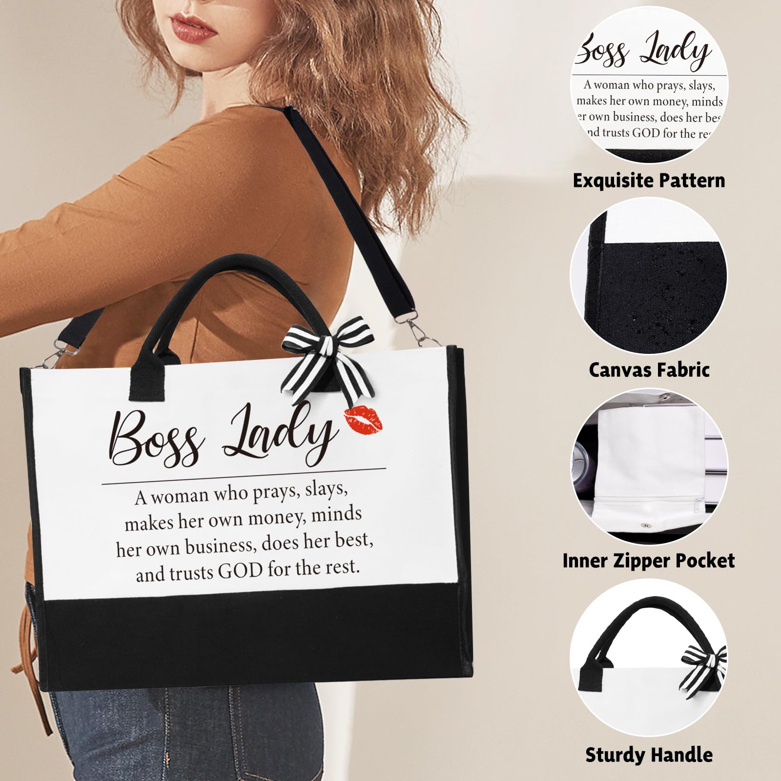 iAOVUEBY Mothers Day Gifts for Grandma, Birthday Gifts for Grandma, 16 Oz Glass Cup Tote Bag Makeup Bag Gift Basket from Grandda