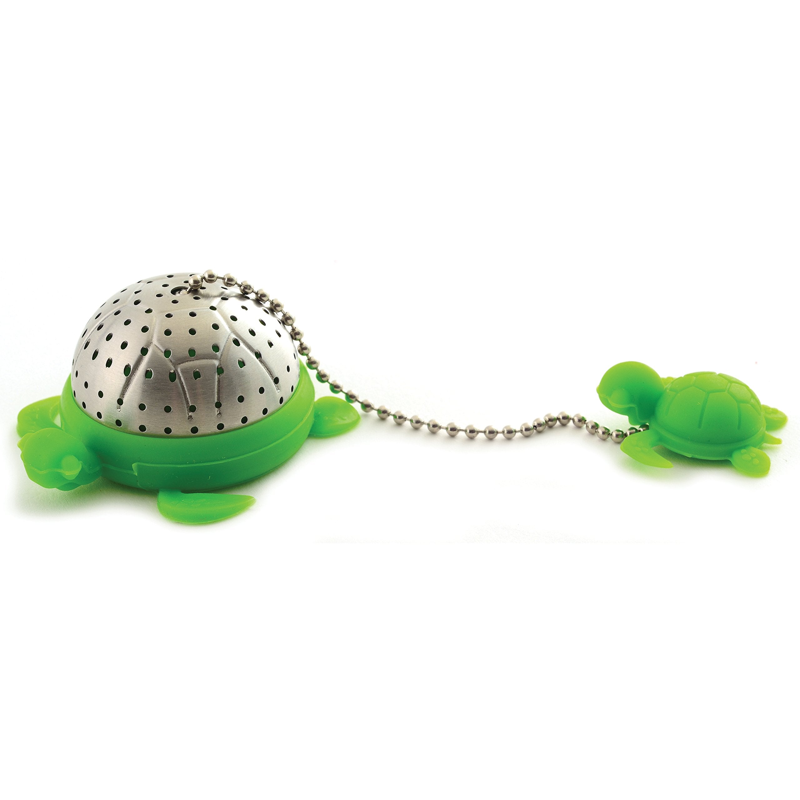 Norpro Nor-5647 S/S Turtle Tea Infuser , Green , 2'' X 2'' X 1.25''