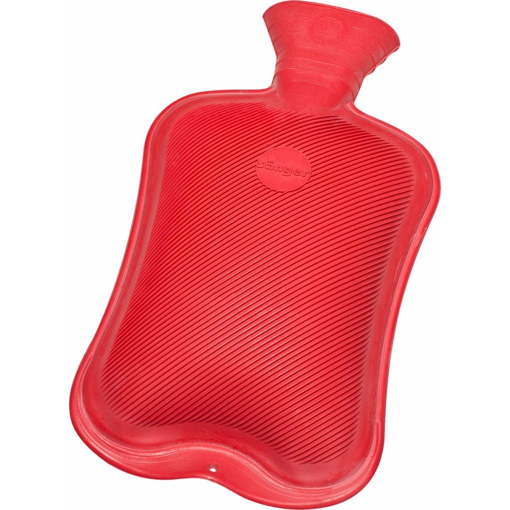 Snger Rubber Hot Water Bottle - 2 Litres (Red)