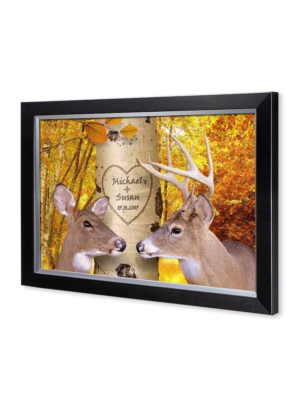 Ipic - Oh My Dear, Personalized Artwork With Names And Date On, Customized Gift For Anniversary,Wedding,Birthday And Holidays. P