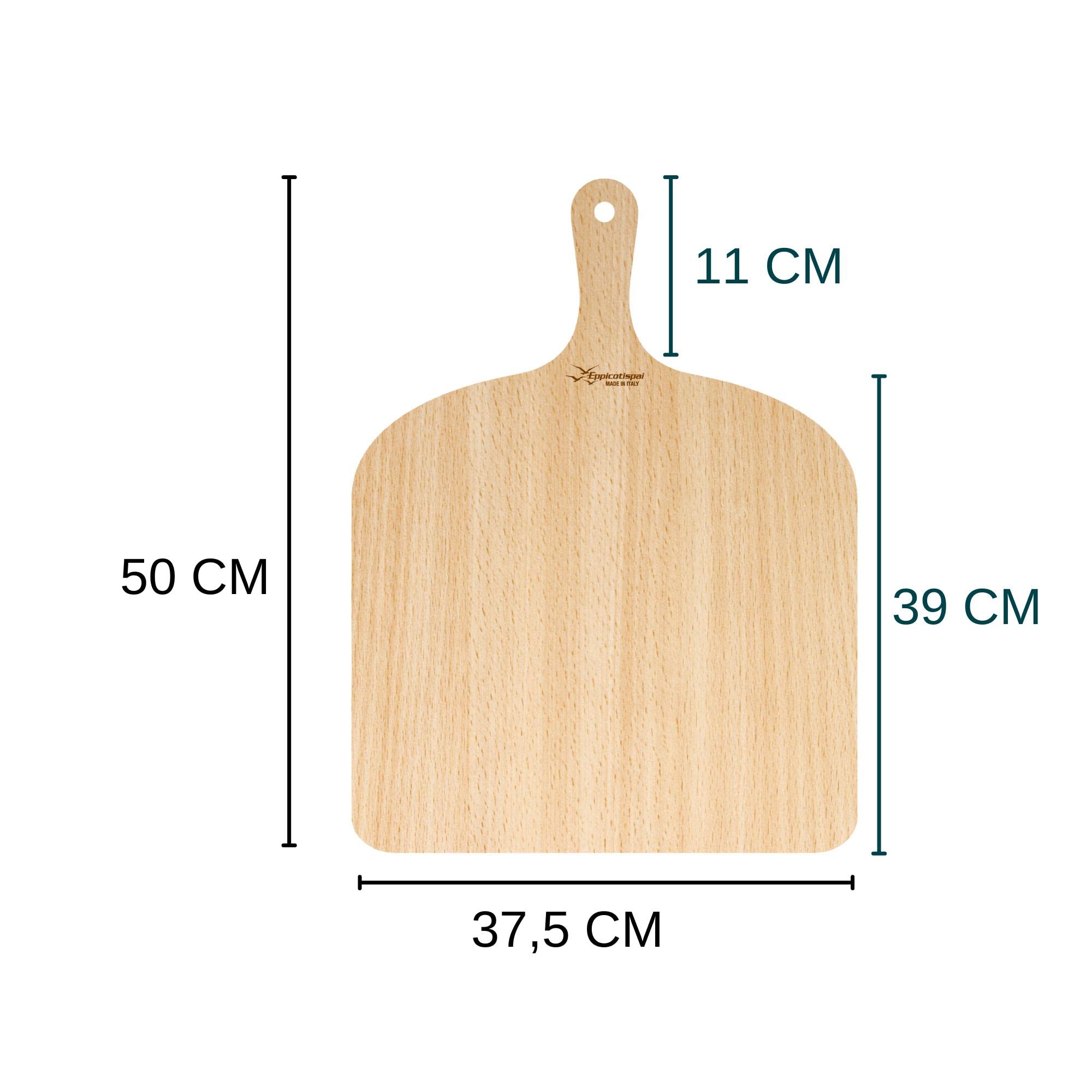 Eppicotispai Birchwood Pizza Peel, 14.75 By 19.70'', Cream