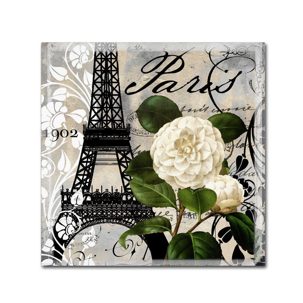 Paris Blanc I By Color Bakery, 18X18-Inch Canvas Wall Art