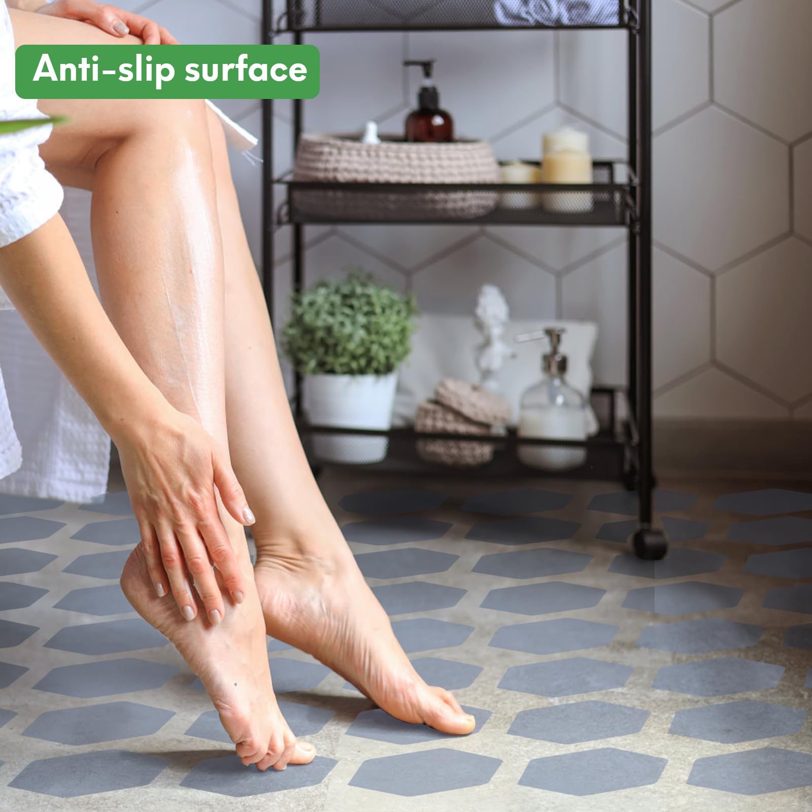 36 Pcs Non Slip Bathtub Stickers, Anti Slip Shower Stickers With Premium Scraper, Shower Floor Non Slip Stickers For Bath Tub, S