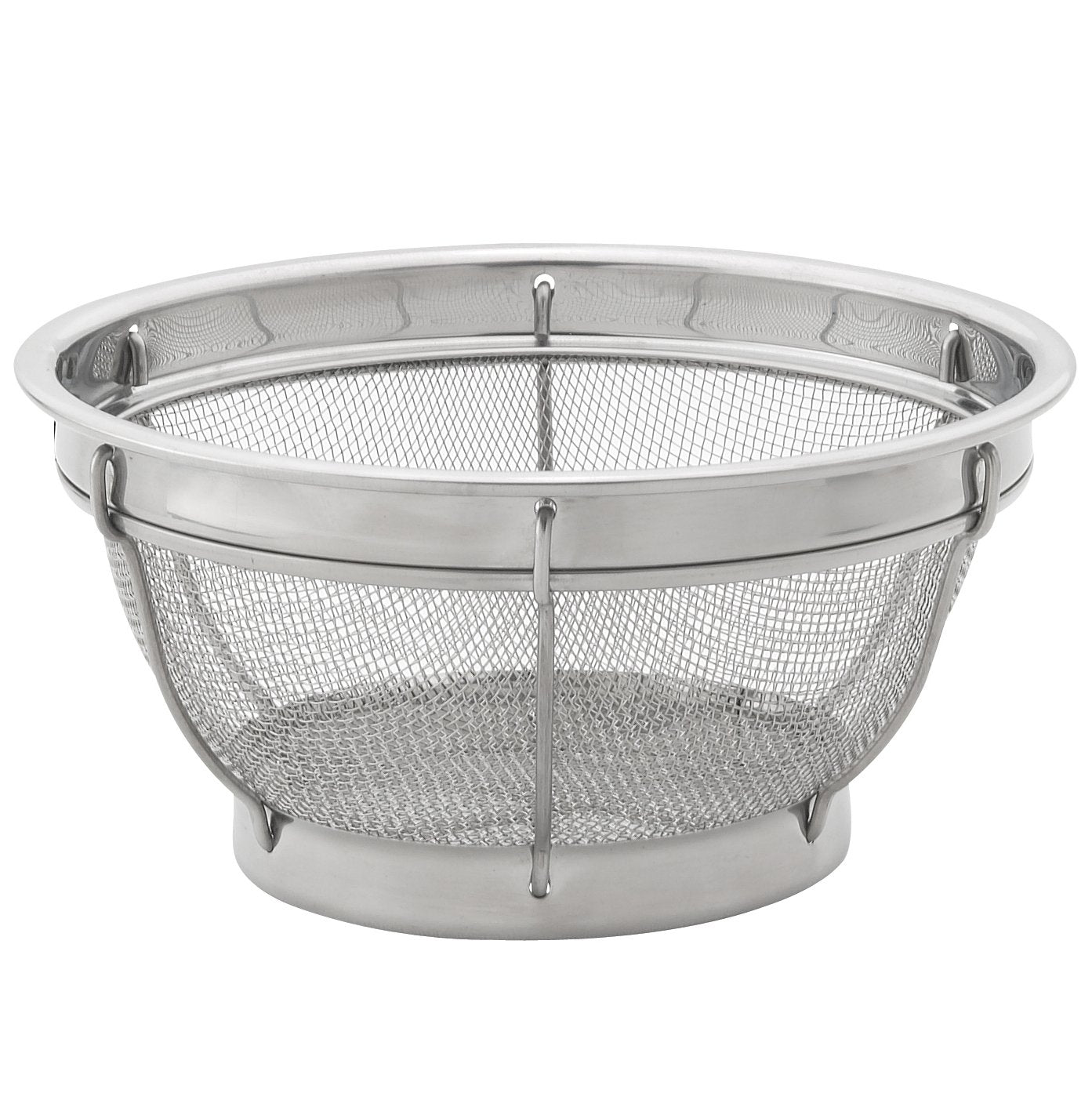 Hic Kitchen Perforated Colander, 18/8 Stainless Steel, 7.5-Inch