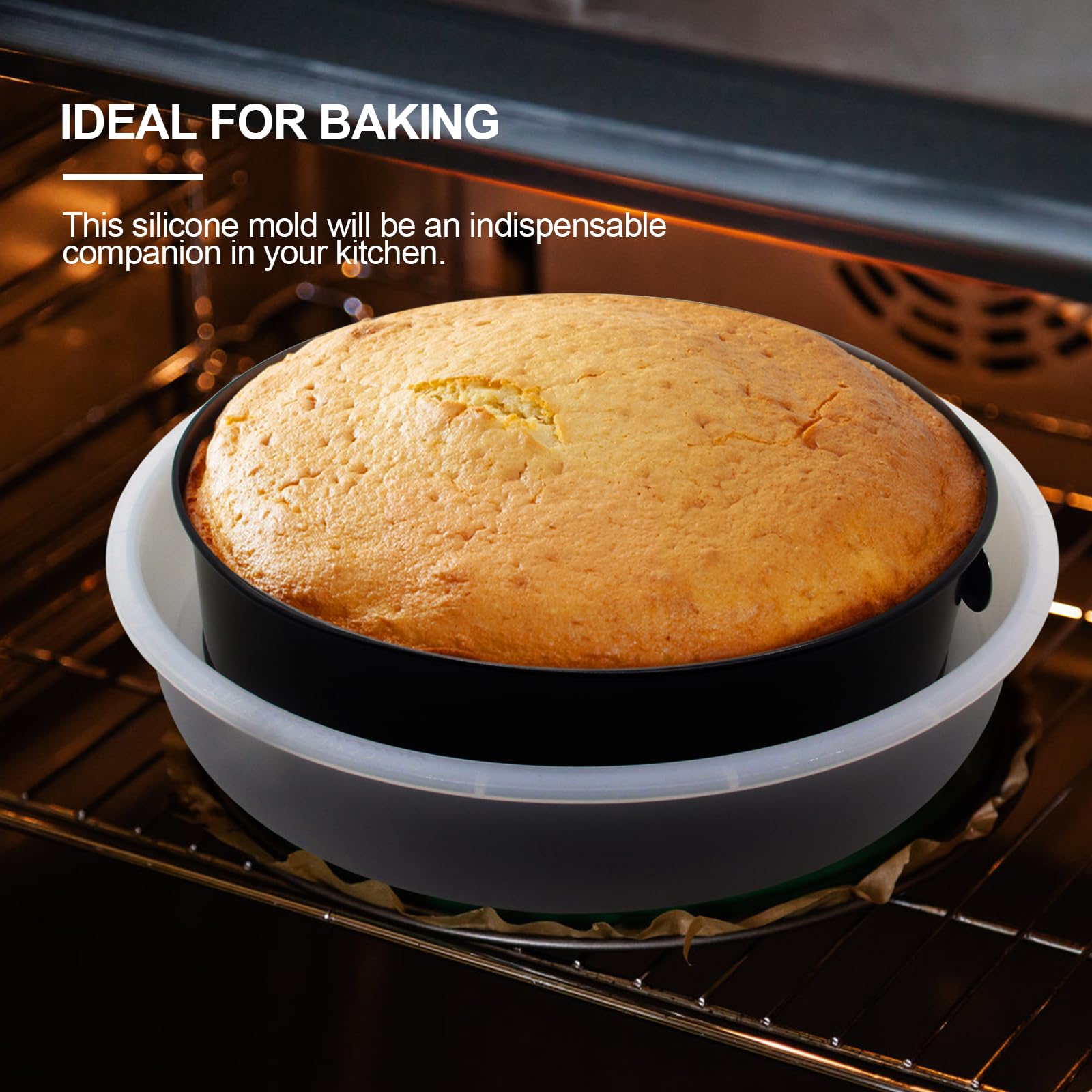Mingqieven Springform Pans, Cheesecake Pan Protector, Springform Pans Accessories,Prevent Water From Entering The Cake Plate, Co