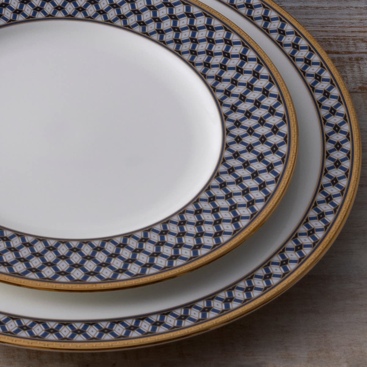 Noritake Blueshire 5-Piece Place Dinnerware Setting in Blue/White
