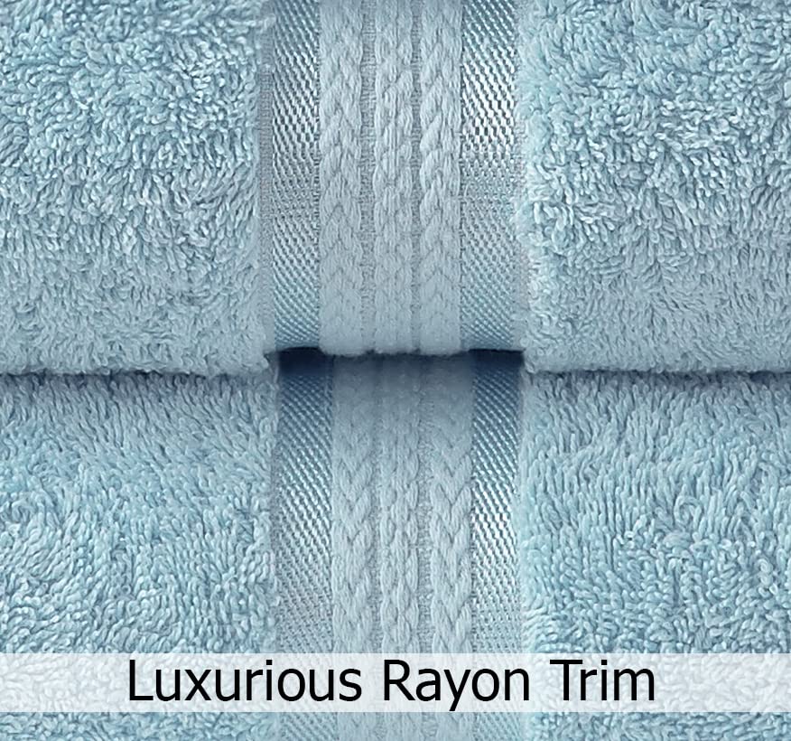 Cotton Craft Ultra Soft Washcloths -12 Pack- 12X12-100% Cotton Facecloths - Baby Wash Cloth Set - Absorbent Quick Dry Everyday L