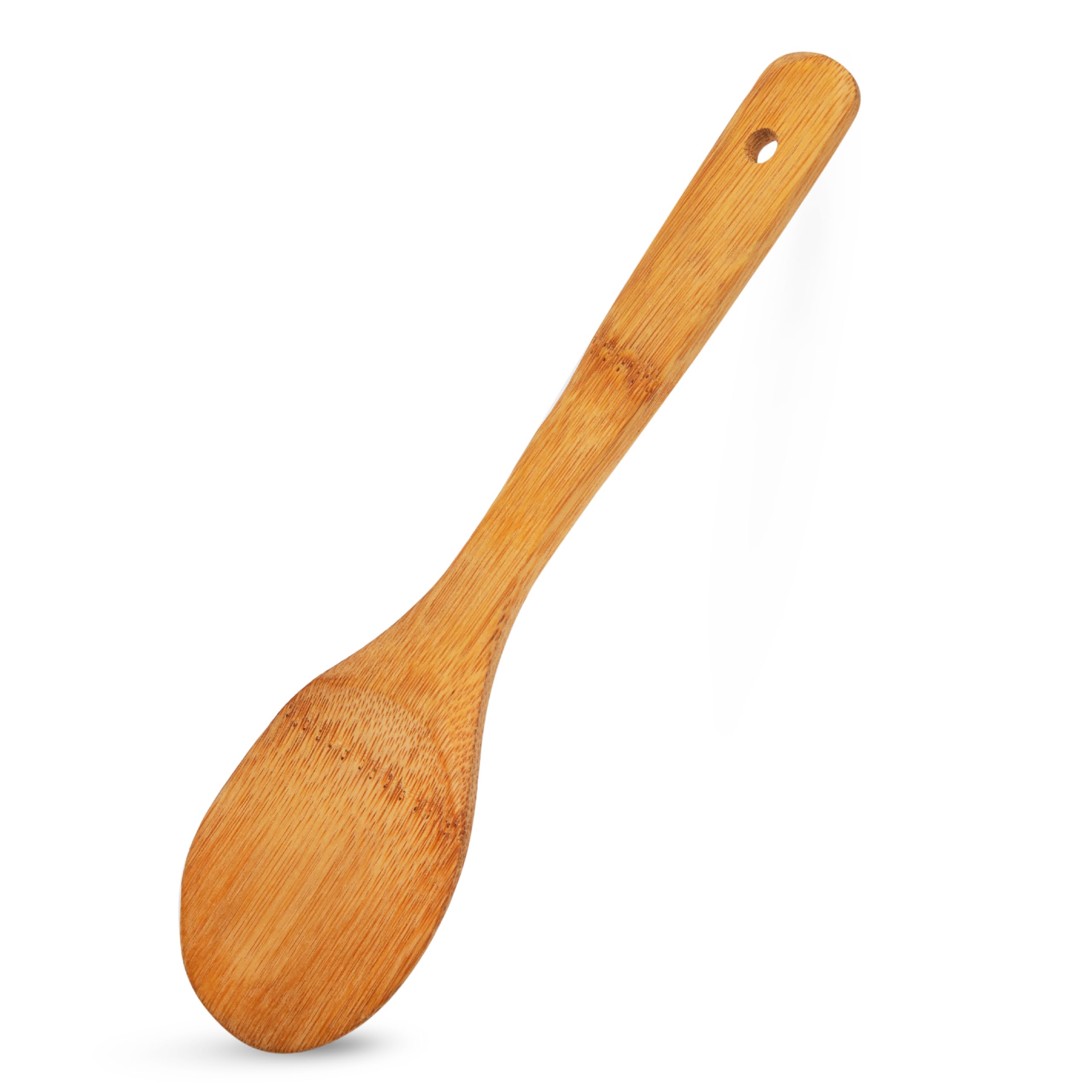Fackelmann 100% Natural Bamboo Rice Spoon |Ideal For Non Stick Cookware | Anti Fungal And Anti Bacterial | Withstands Temperatur