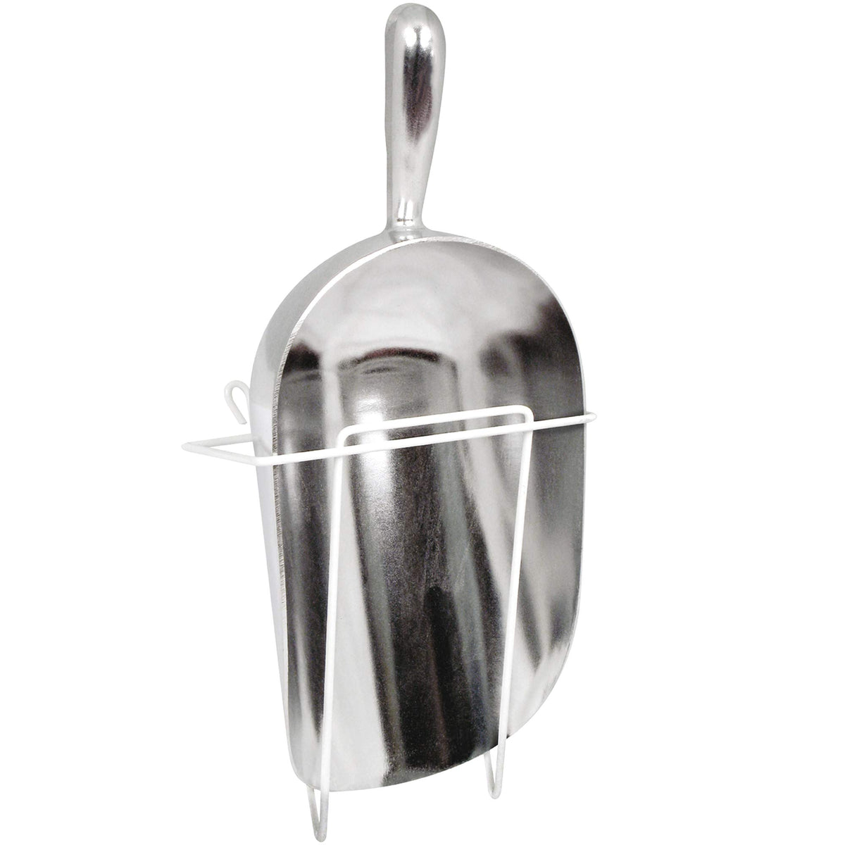Cusinium 85 Oz Aluminum Ice Scoop With Holder