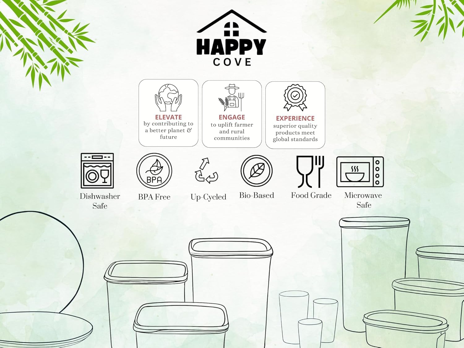 Happy Cove Eco - Friendly Sturdy Cloth Hanger For Wardrobe And Cupboard Rice Husk & Bamboo Fiber Sustainable Durable | Saree Han