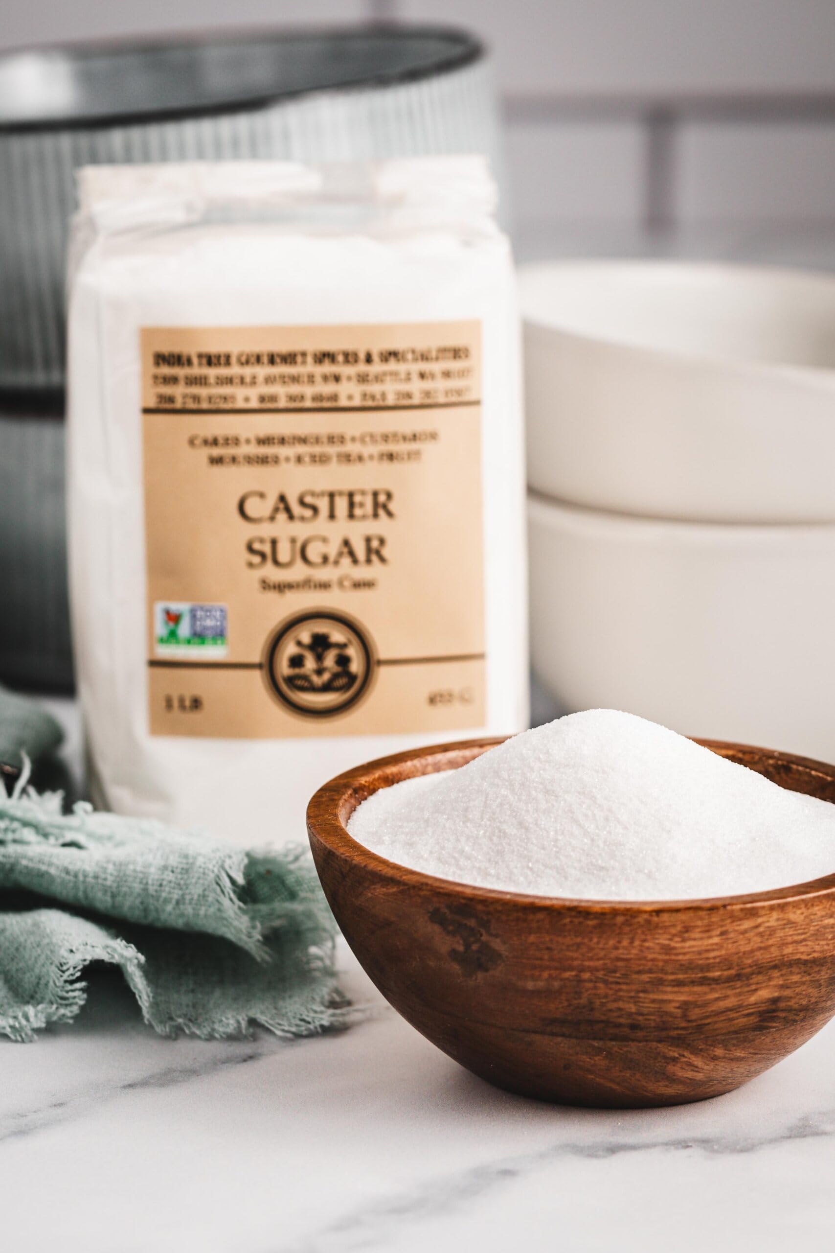 India Tree Superfine Caster Sugar, 1 lb Bag - Premium Baking & Dessert Sugar, Ideal for Sweet Treats