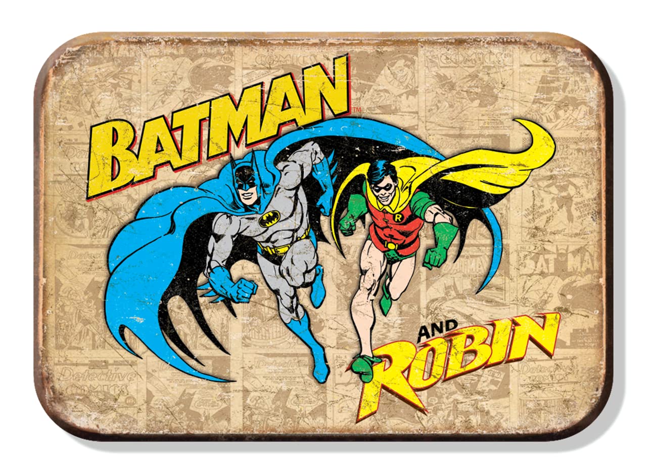 Desperate Enterprises Batman & Robin Refrigerator Magnet - Funny Magnets for Office, Home & School - Made in The USA