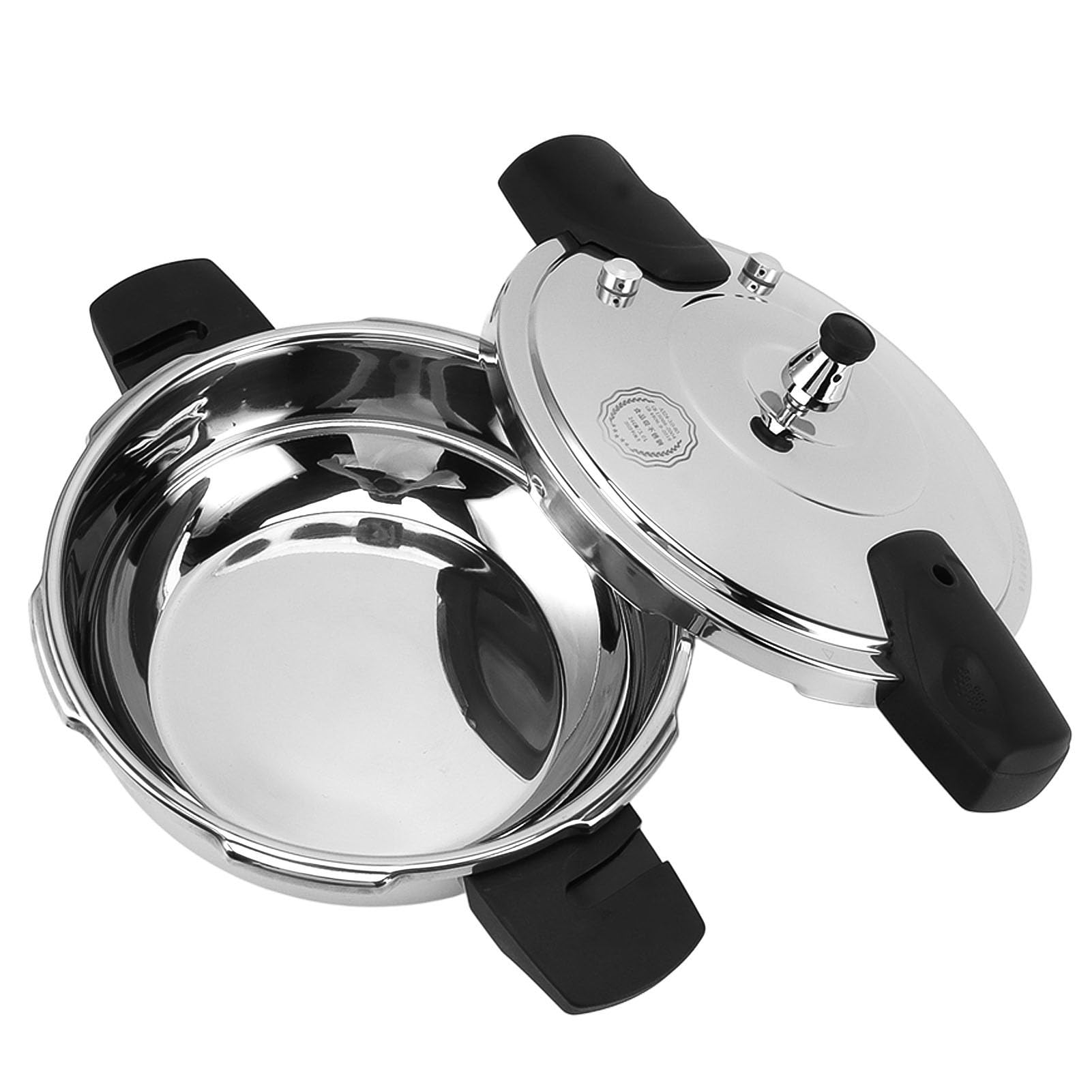 Fdit Stainless Steel Pressure Cooker Efficient Cooking Multifunctional Design Rapid Heat Conduction Dual Purpose Electric Gas St