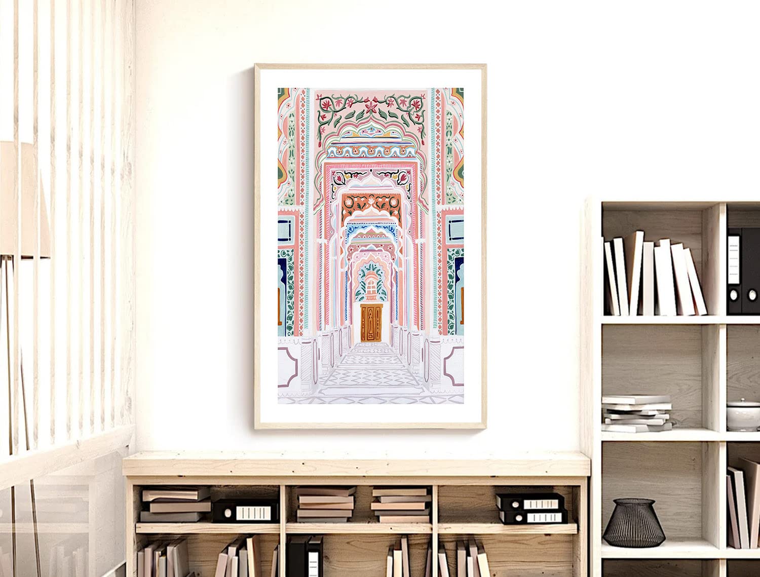 Nationcog Patrika Gate, Jaipur Art Print, India Art Print, Travel Print, Travel Poster, Home Decor, Wedding Gift, Housewarming G