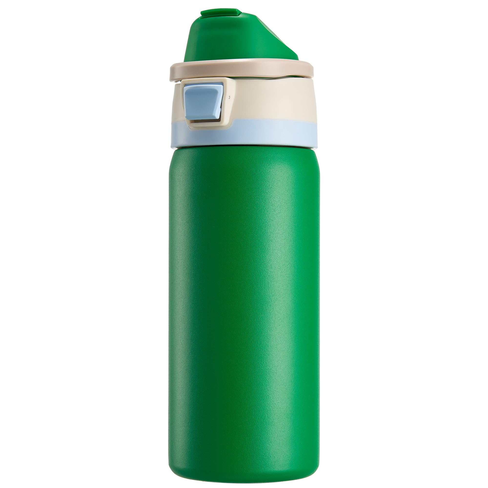 Fijinhom 24 oz Insulated Water Bottle with 2in1 Straw and Spout Lid, Stainless Steel Double Wall Vacuum Flask, Sports Water Bo