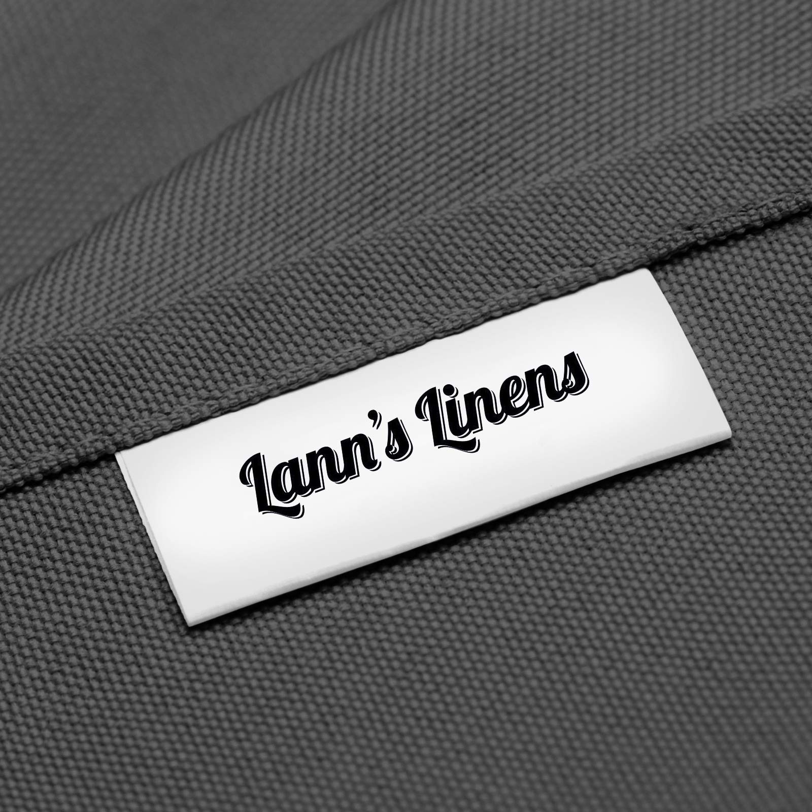 Lann'S Linens - 120 Round Premium Tablecloth For Wedding/Banquet/Restaurant - Polyester Fabric Table Cloth - Dark Gray