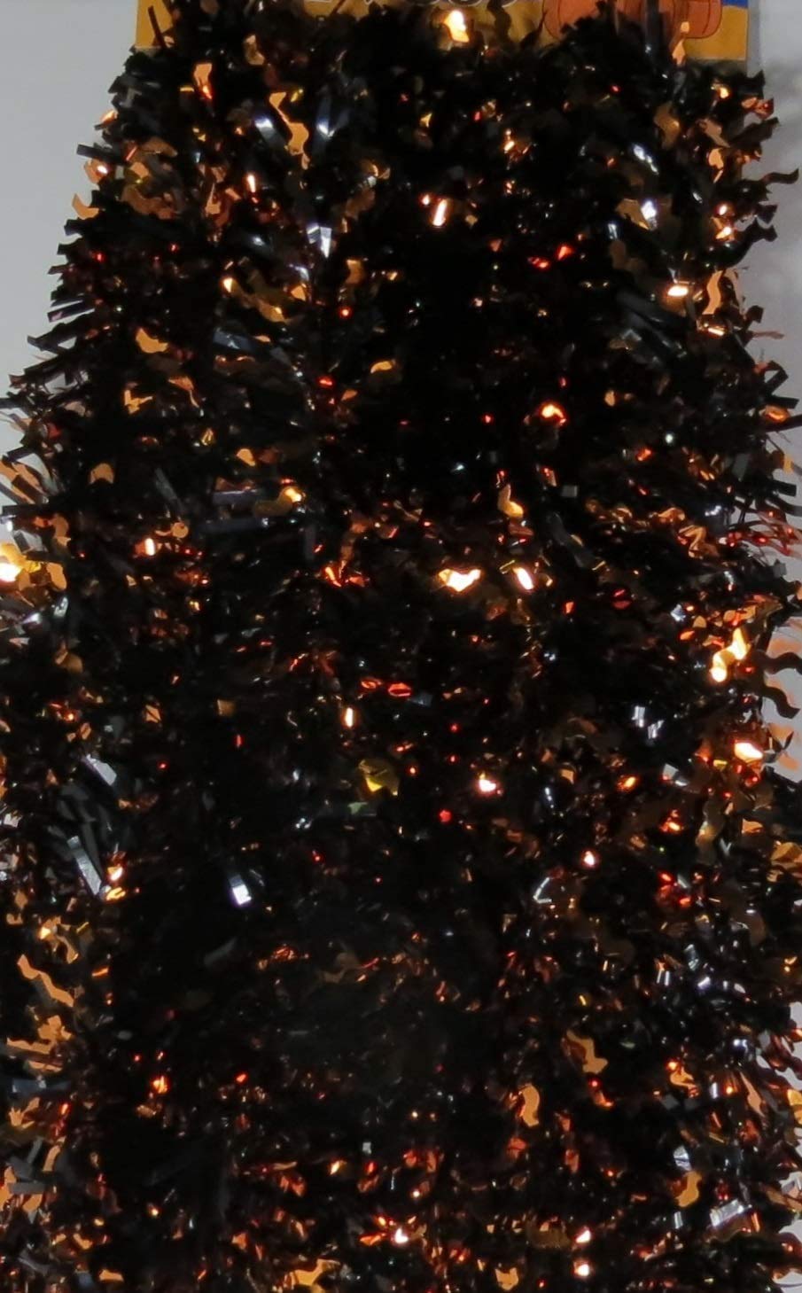 Made in USA Harvest Halloween Garland - Orange and Black -15 Feet