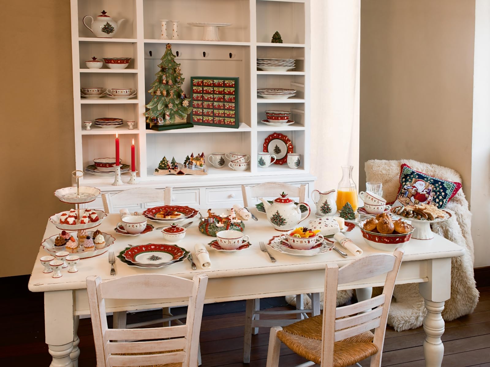 Villeroy & Boch 6-Piece Delight Breakfast Set for 2  Red