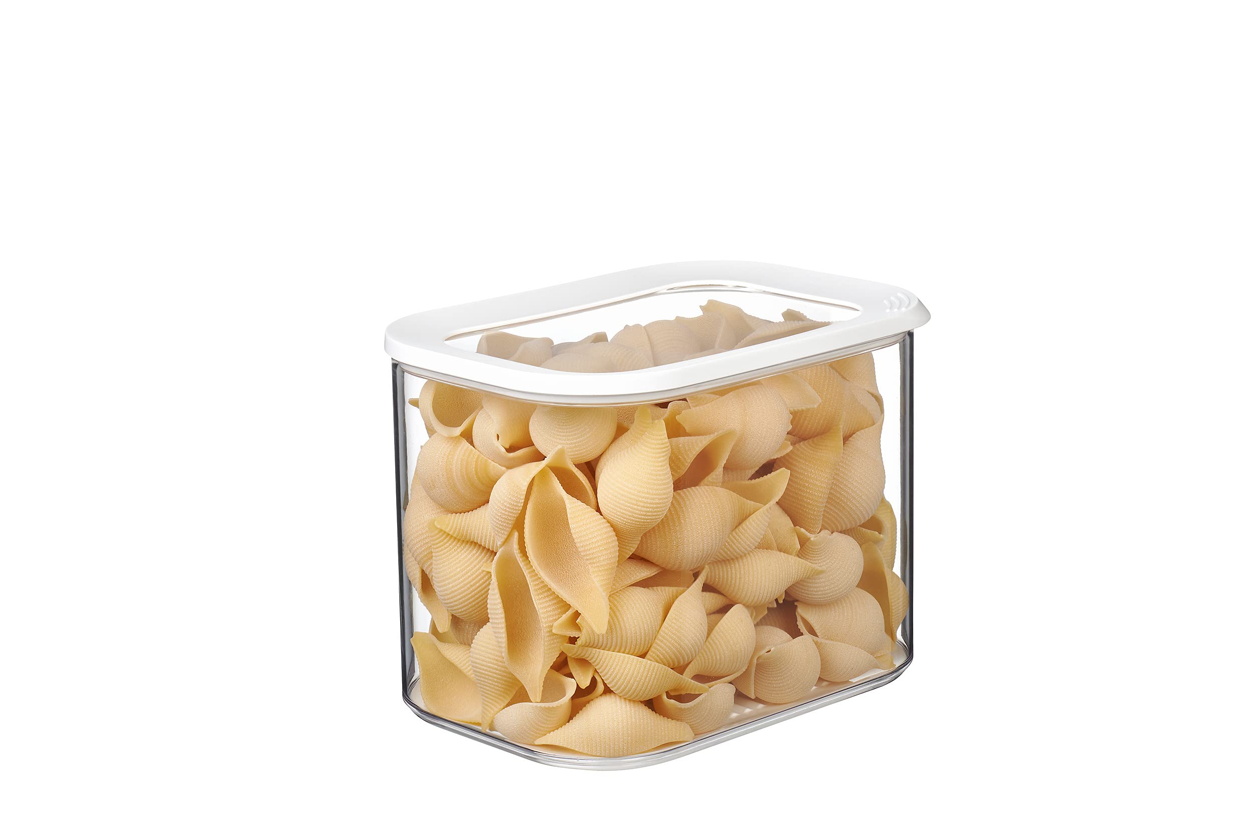 Mepal, Modula Storage Box For Pasta Or Flour With Transparent Lid, Airtight, Portable, Bpa Free, Holds 152 Oz, 1 Count