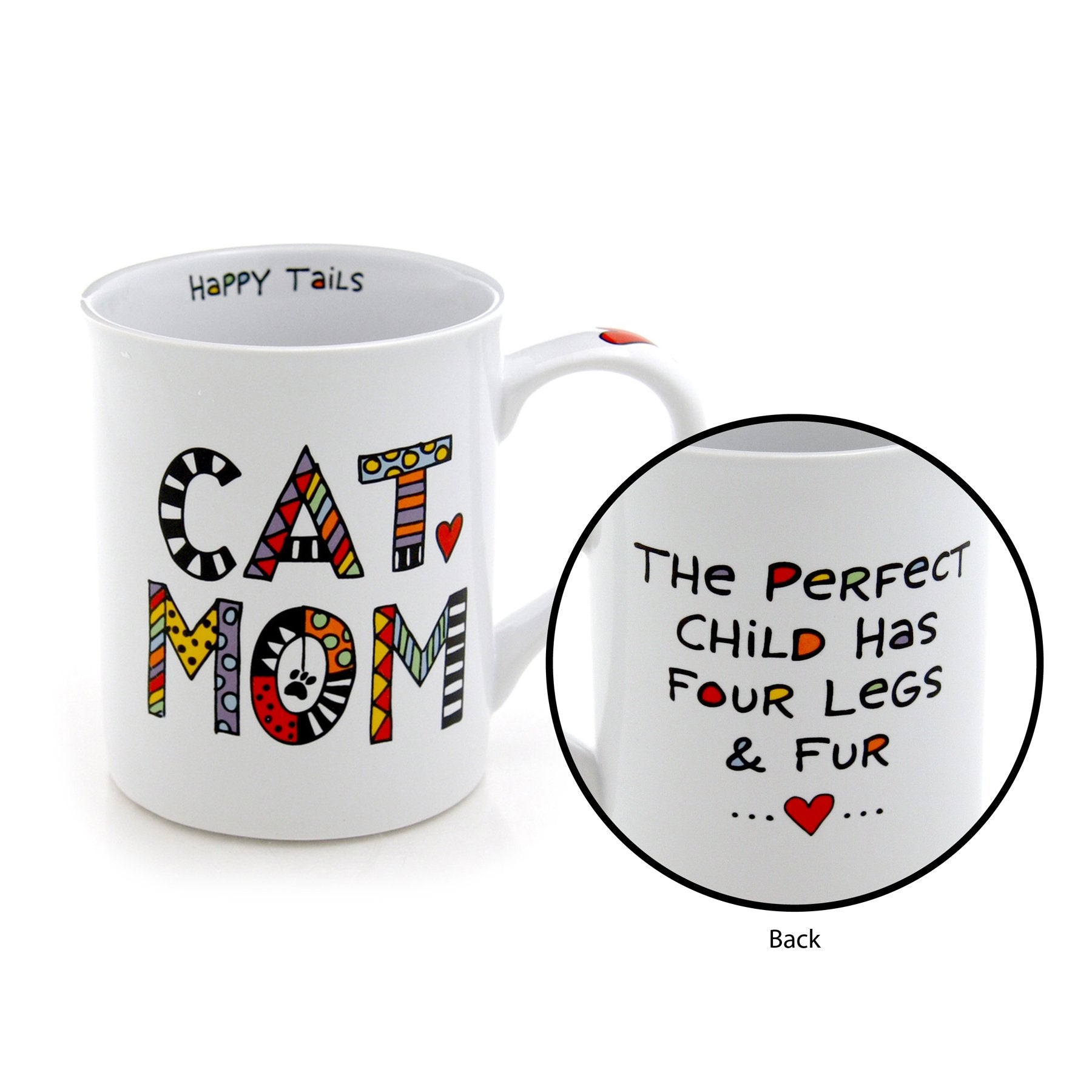 Our Name Is Mud Cat Mom    Porcelain Mug, 16 Oz.