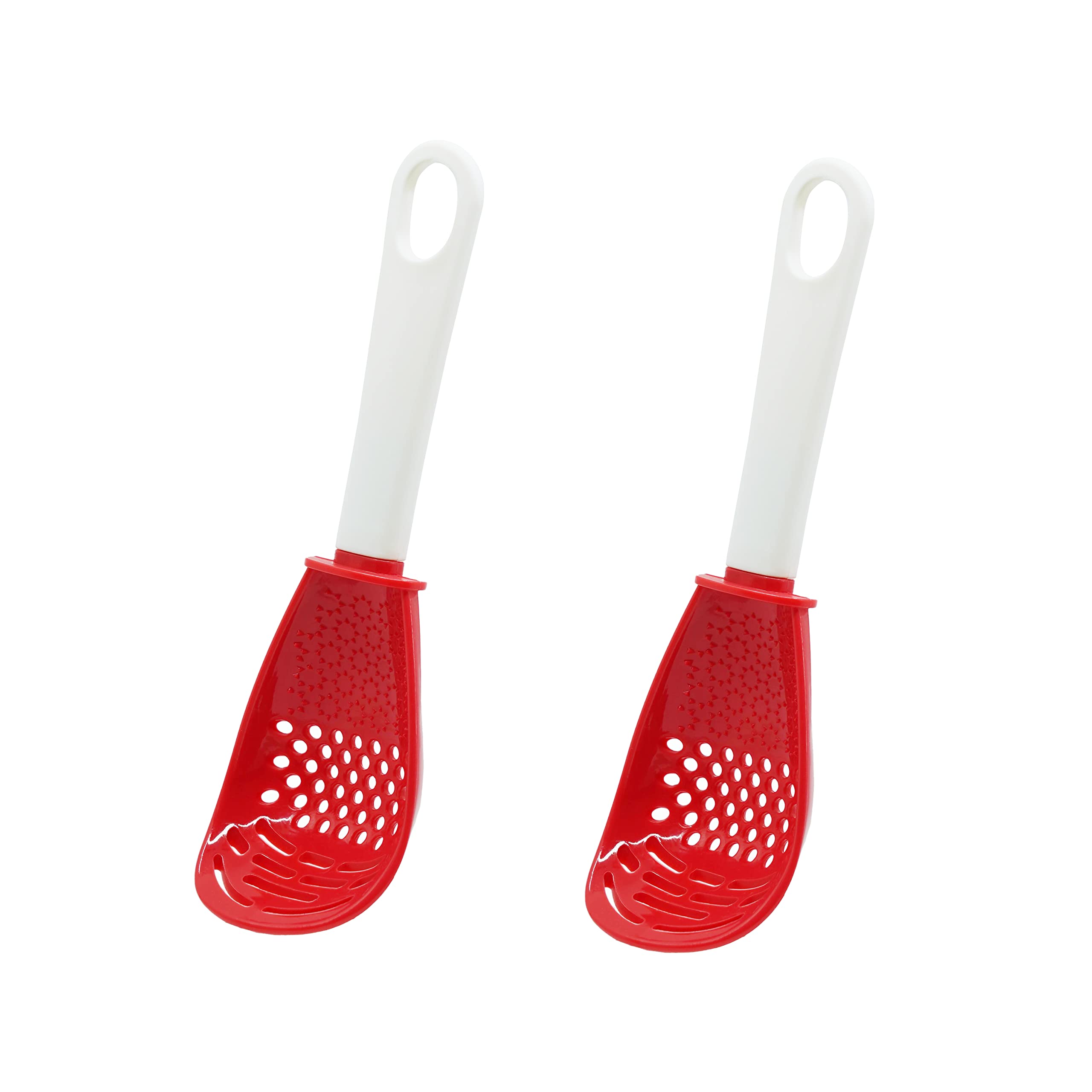 Ouboda Pack Of 2 Multifunctional Cooking Gadgets, 6 In 1 Cooking Utensils Slotted Spoon, 356F Heat Resistant Kitchen Gadgets, Eg