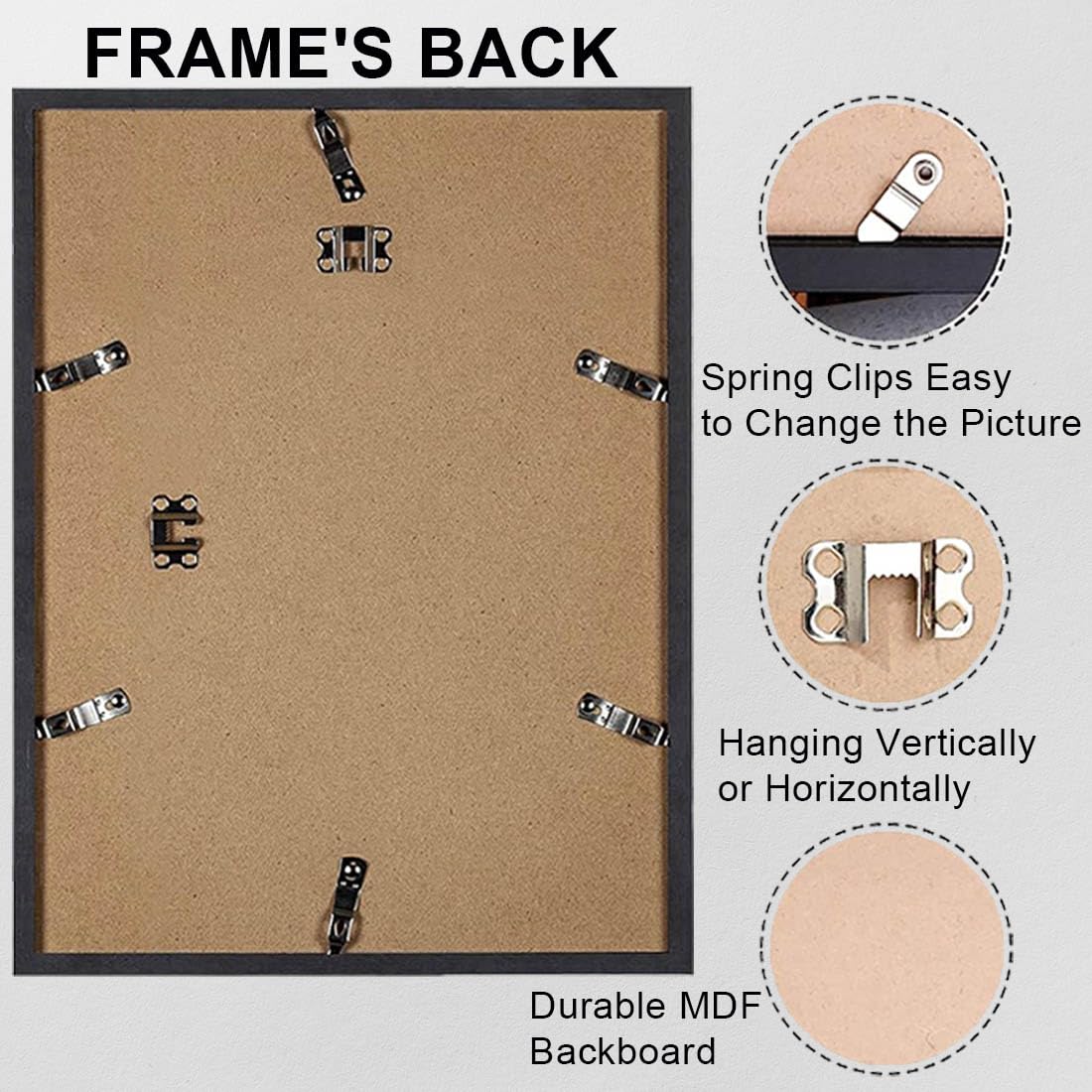 Biufo Wall Art Animal Reading Newspaper Framed Canvas Picture Artwork Dog Poster Decor For Bathroom Living Room (11''X14'')