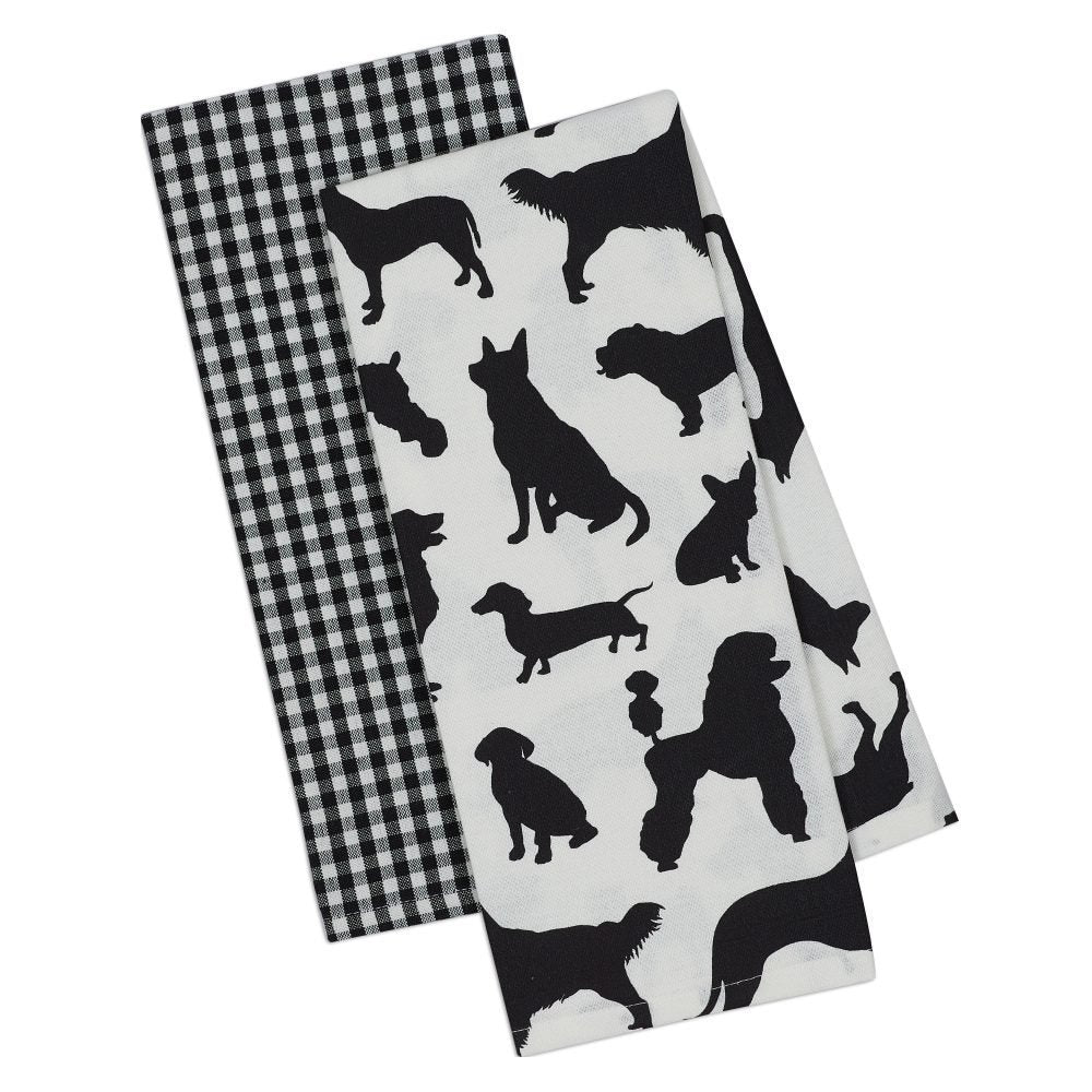 Dog Show Dishtowels, 2 Count