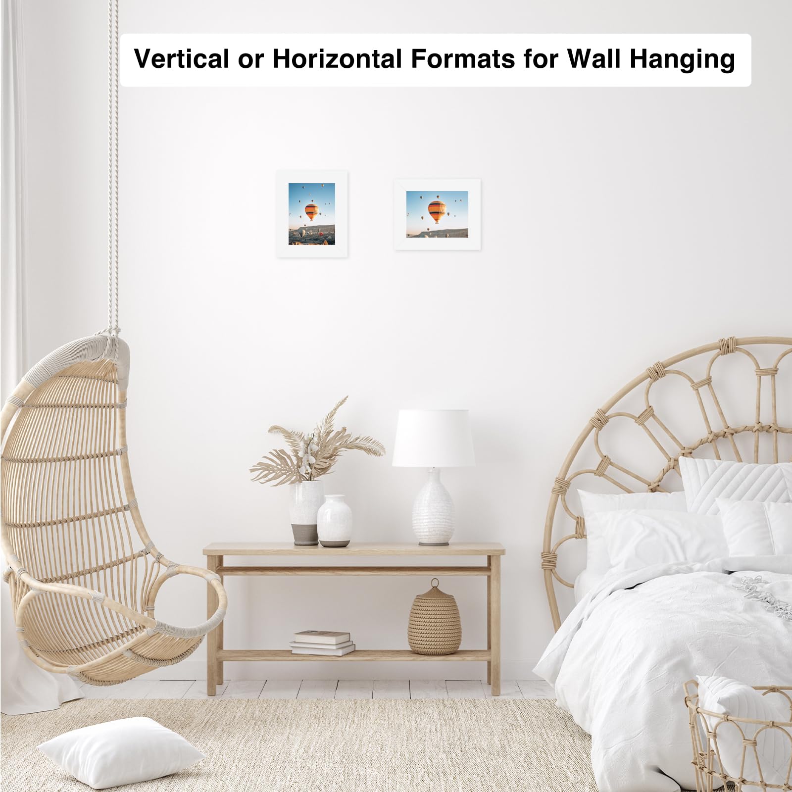 JCJMY 3x4 Picture Frame Black for Tabletop or Wall, 3 x 4 Wall Gallery Poster Photo Frame with Shatter Resistant Plexiglass, Whi