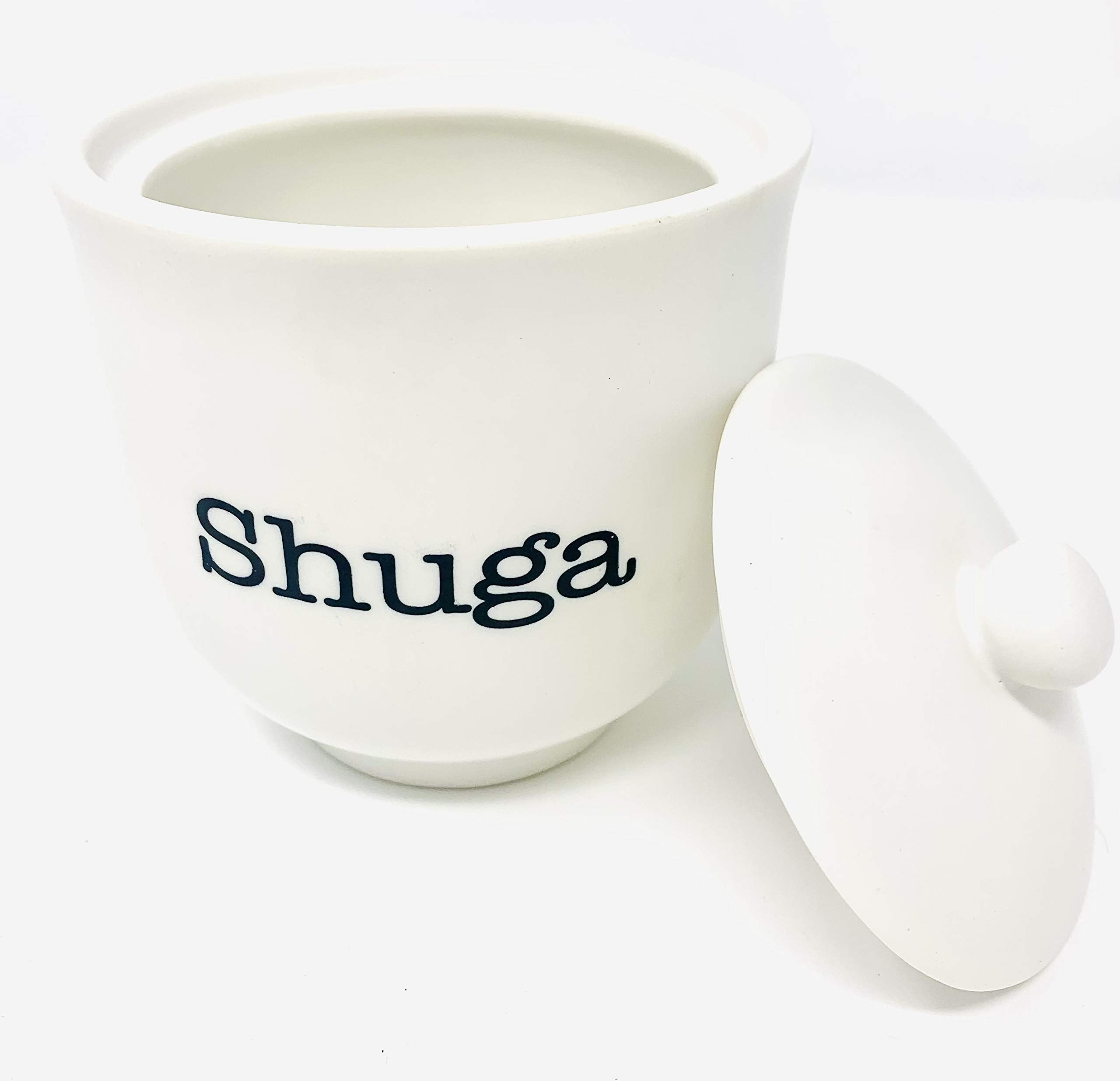 Twerp Sugar Bowl | Cute Ceramic Shuga Dish With Lid | Perfect Hostess Gift Or Housewarming Gift