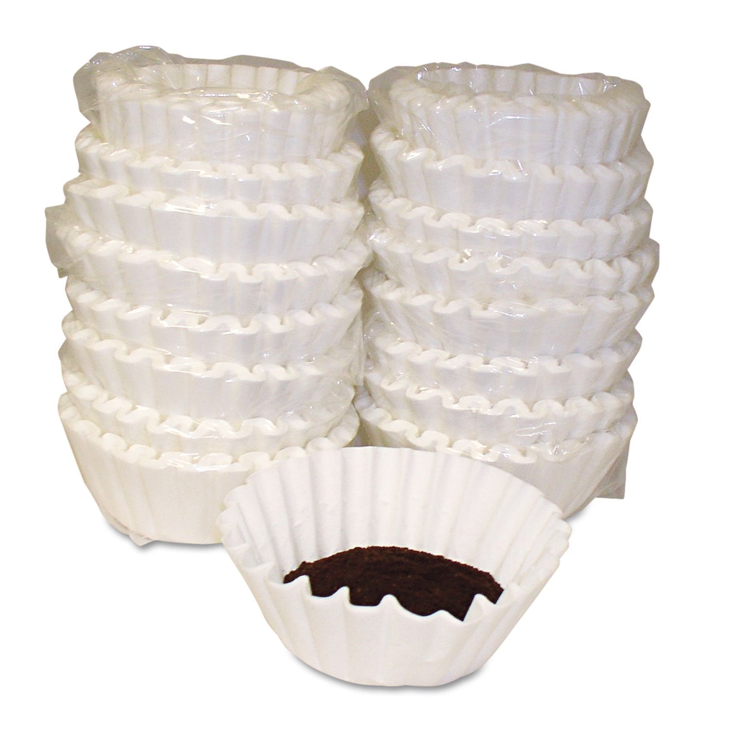 Melitta 12 To 15 Cup Basket Coffee Filters, White, 800 Count