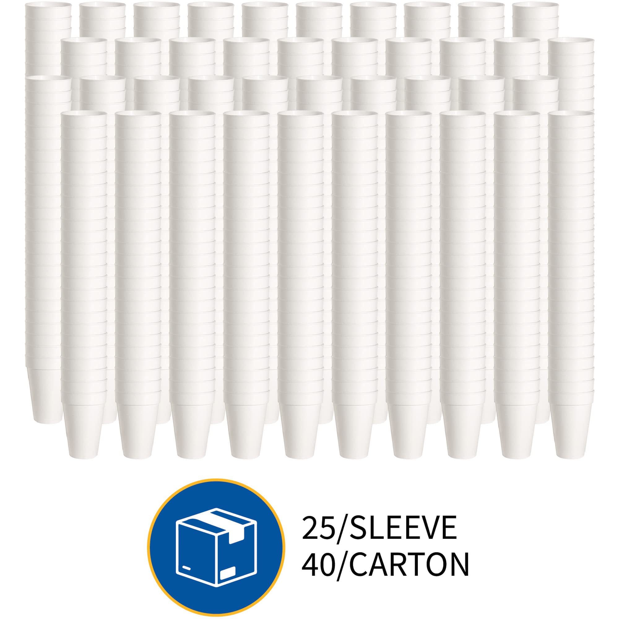 Genuine Joe - Gjo58550 Hot/Cold Foam Cups, 8 Oz
