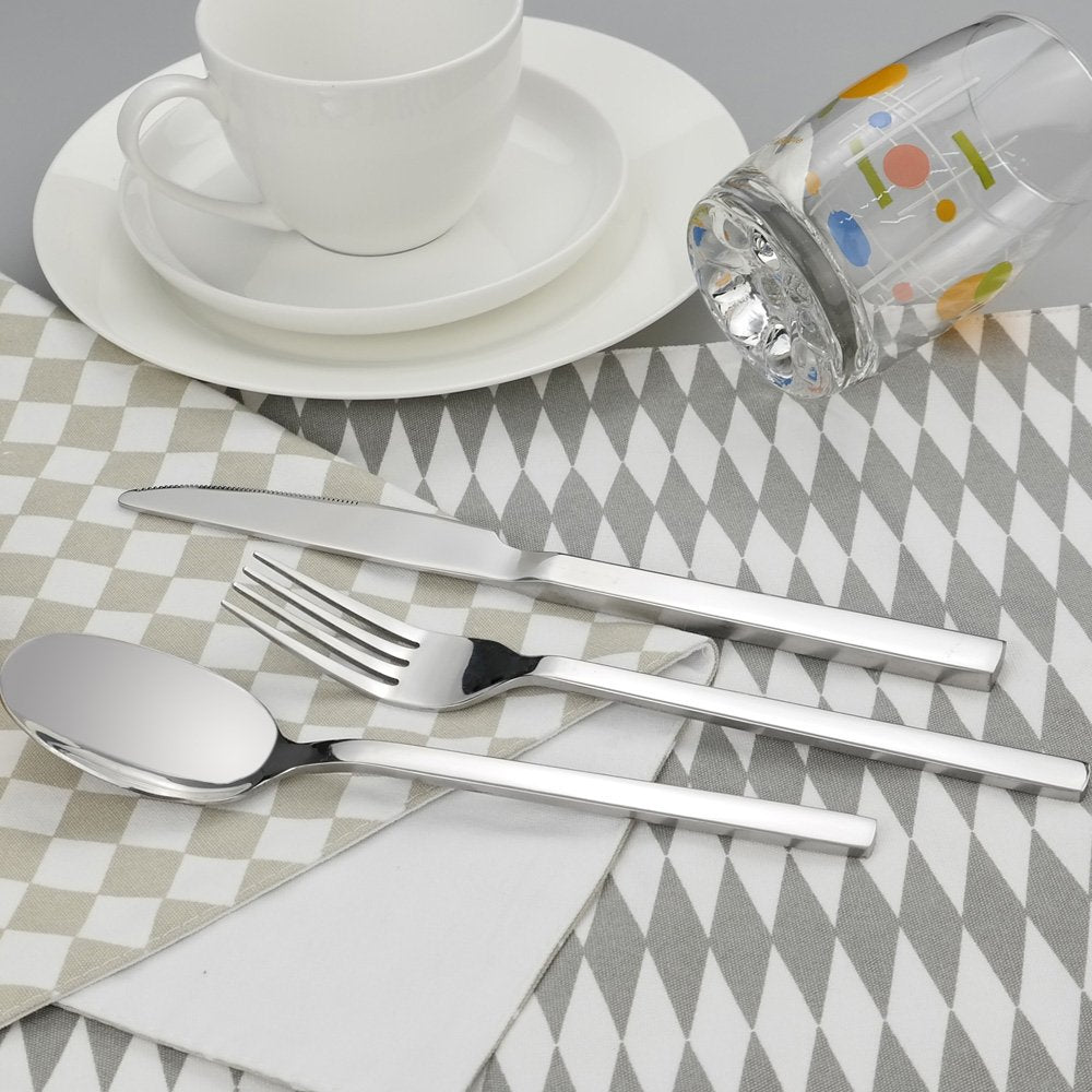 Doryh 80 Pieces Stainless Steel Flatware Sets, Service For 16