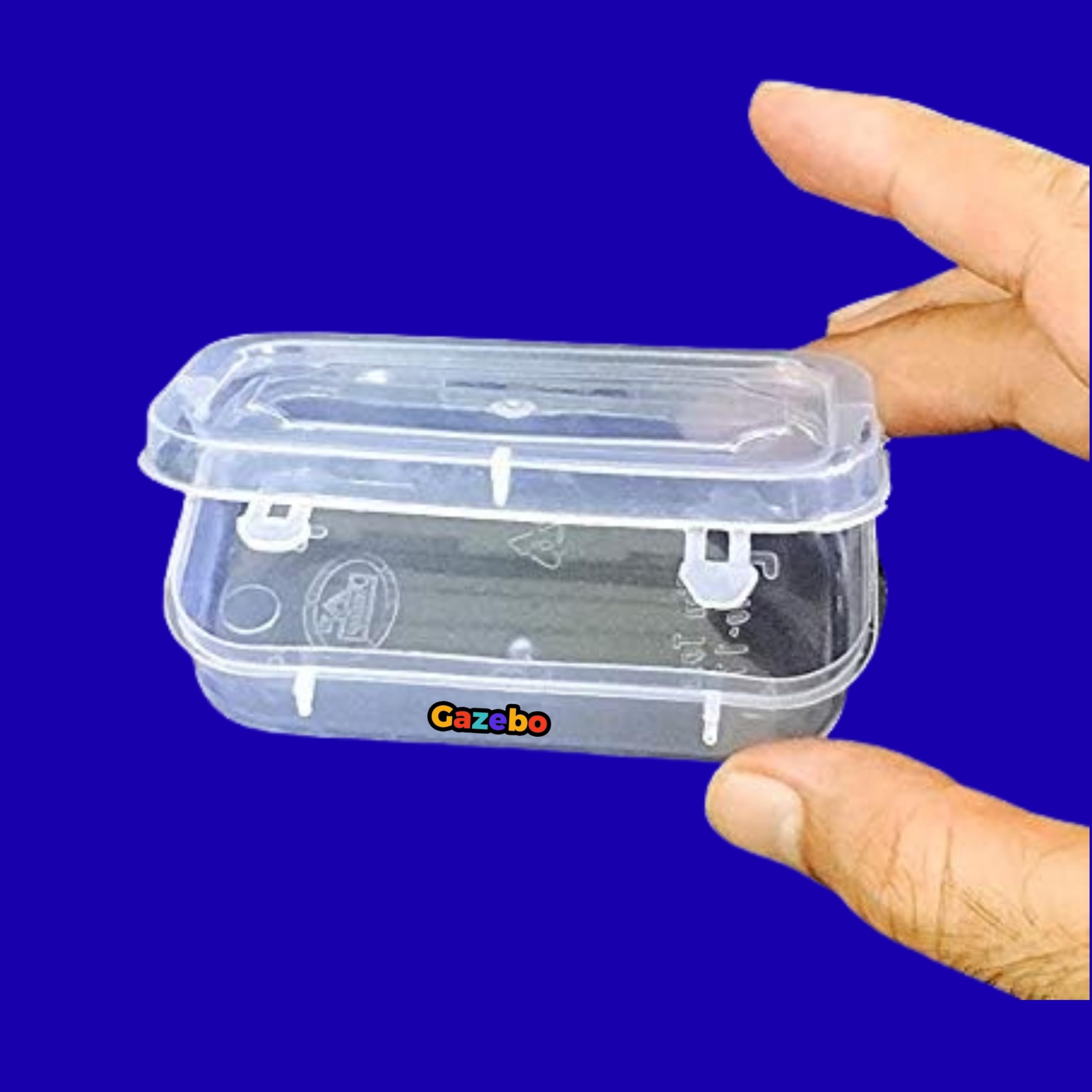 Gazebo Keeper 11 (Pack Of 6 Pieces) Small Size Rectangular Plastic Boxes For Small Storage Things Jewellery |Dry Fruits |Station
