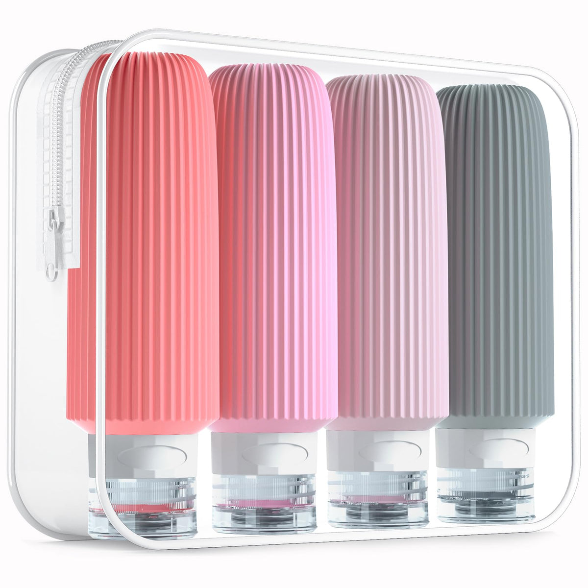 Mrsdry Travel Bottles For Toiletries, Large 6Oz Travel Size Containers, Bpa Free Leak Proof Tubs Refillable Liquid Accessories W