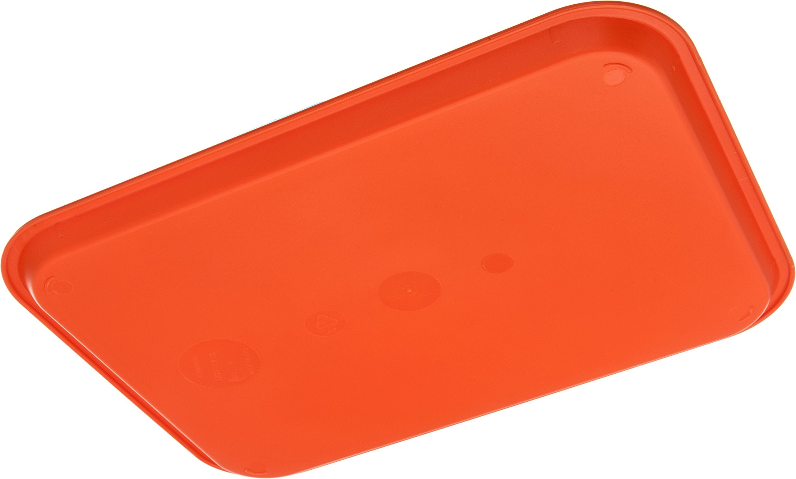 Carlisle Foodservice Products Ct121624 Cafe Standard Plastic Cafeteria/Fast Food Tray, Nsf Certified, Bpa Free, 16'' Length X 12