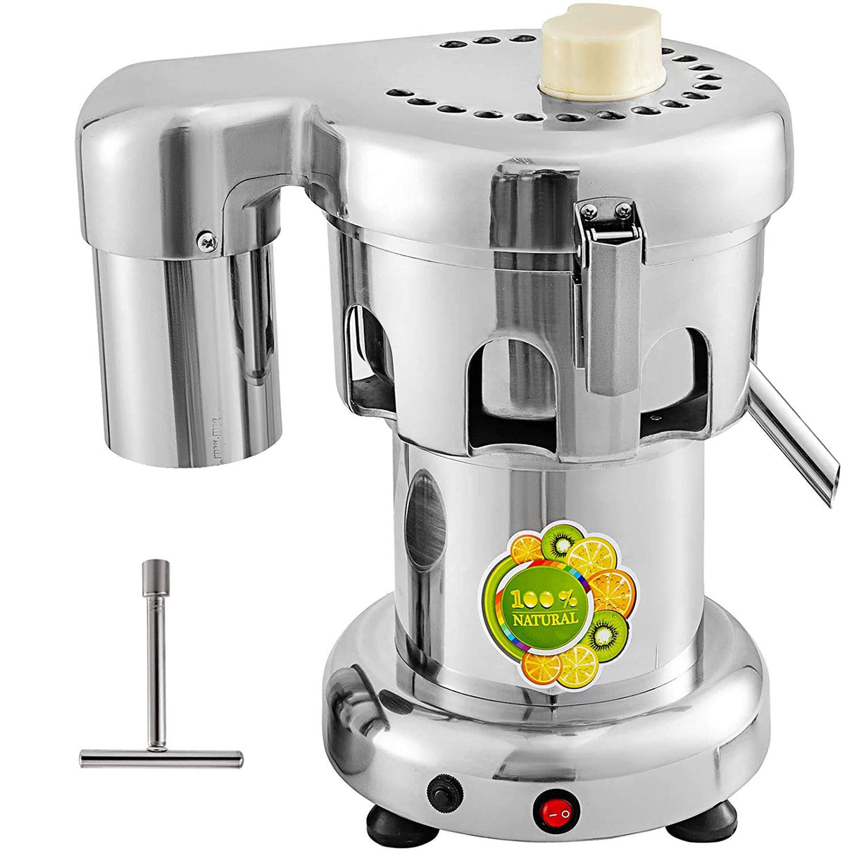 Vbenlem Commercial Juice Extractor Heavy Duty Juicer Aluminum Casting And Stainless Steel Constructed Centrifugal Juice Extracto