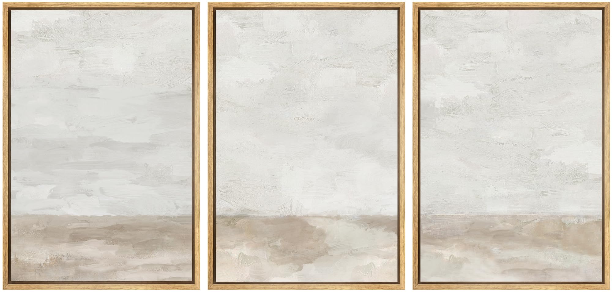 Signwin Framed Canvas Print Wall Art Set Mountain Majesty Colorful Dawn Over Pine Forests Abstract Modern Art Bohemian Decorativ