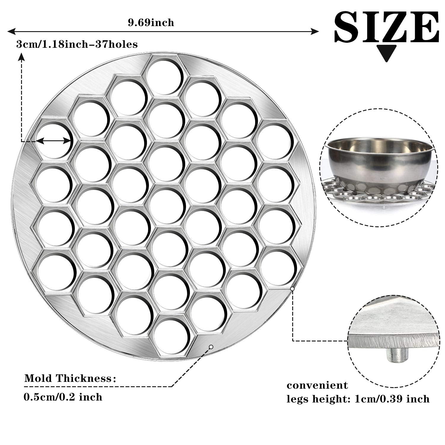 Pelmeni Maker Russian Dumpling Mold Pelmeni Metal Mold With Pastry Ravioli Wheel Pasta Double Cutter For Kitchen Cooking Tools