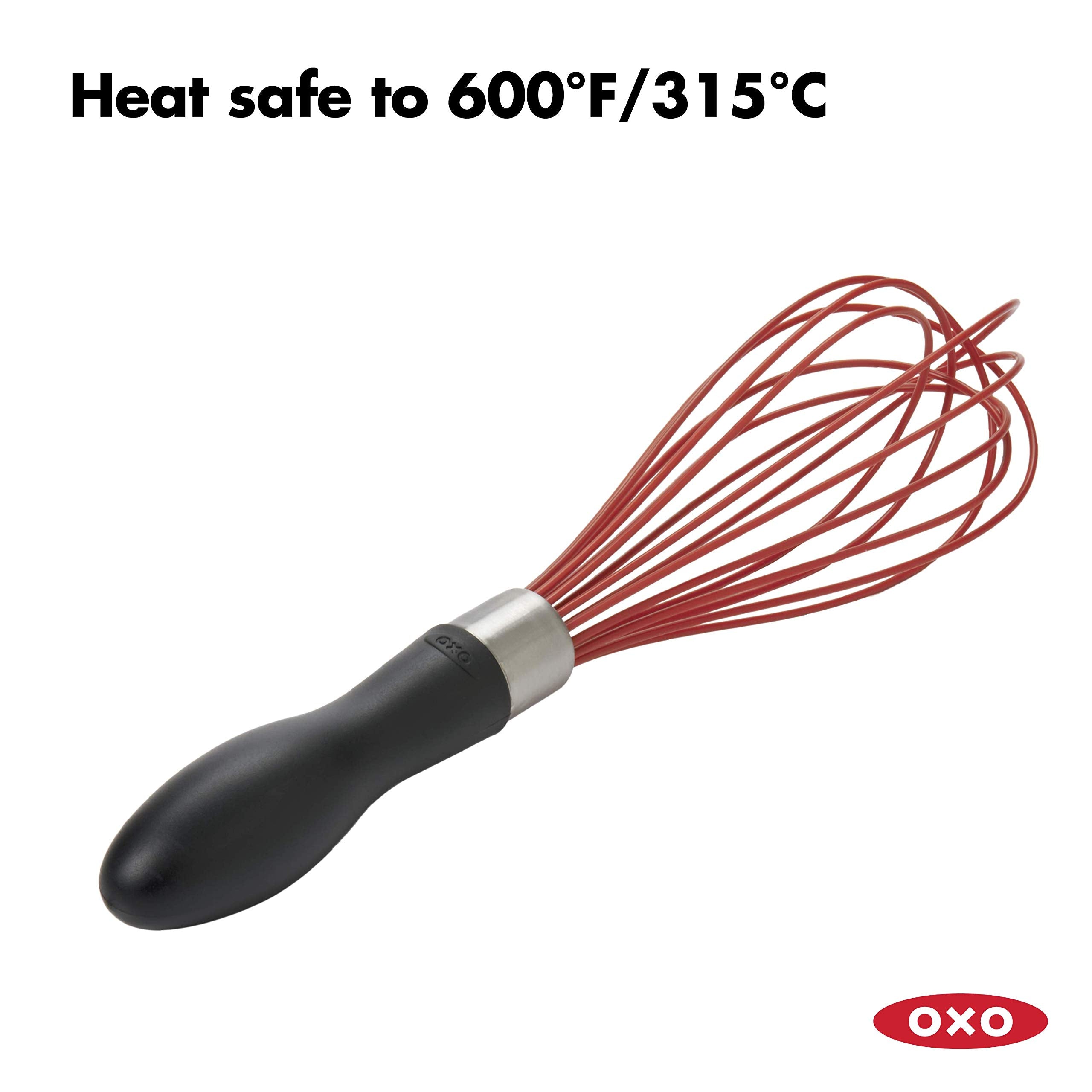 Oxo Good Grips 11-Inch Silicone Balloon Whisk - Red