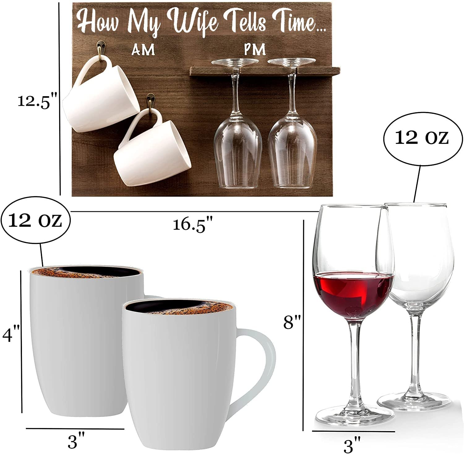 Bezrat Christmas Birthday Gifts for Wife - Funny Gift - Unique Gift for Wife - Great Gift Idea for Wifes from Husband - Girlfrie