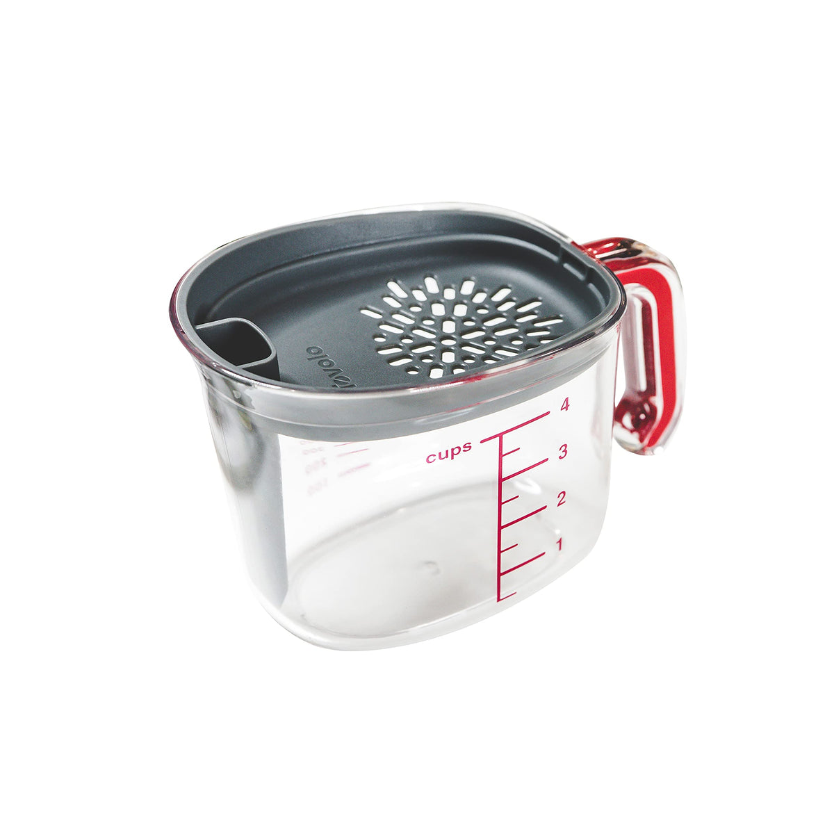 Tovolo Gravy Boat Strainer Fat Seperator Cup Kitchen Gadget For Measuring, Pouring, And Other Food Or Meal Prep, 1 Ea, Clear/Cha
