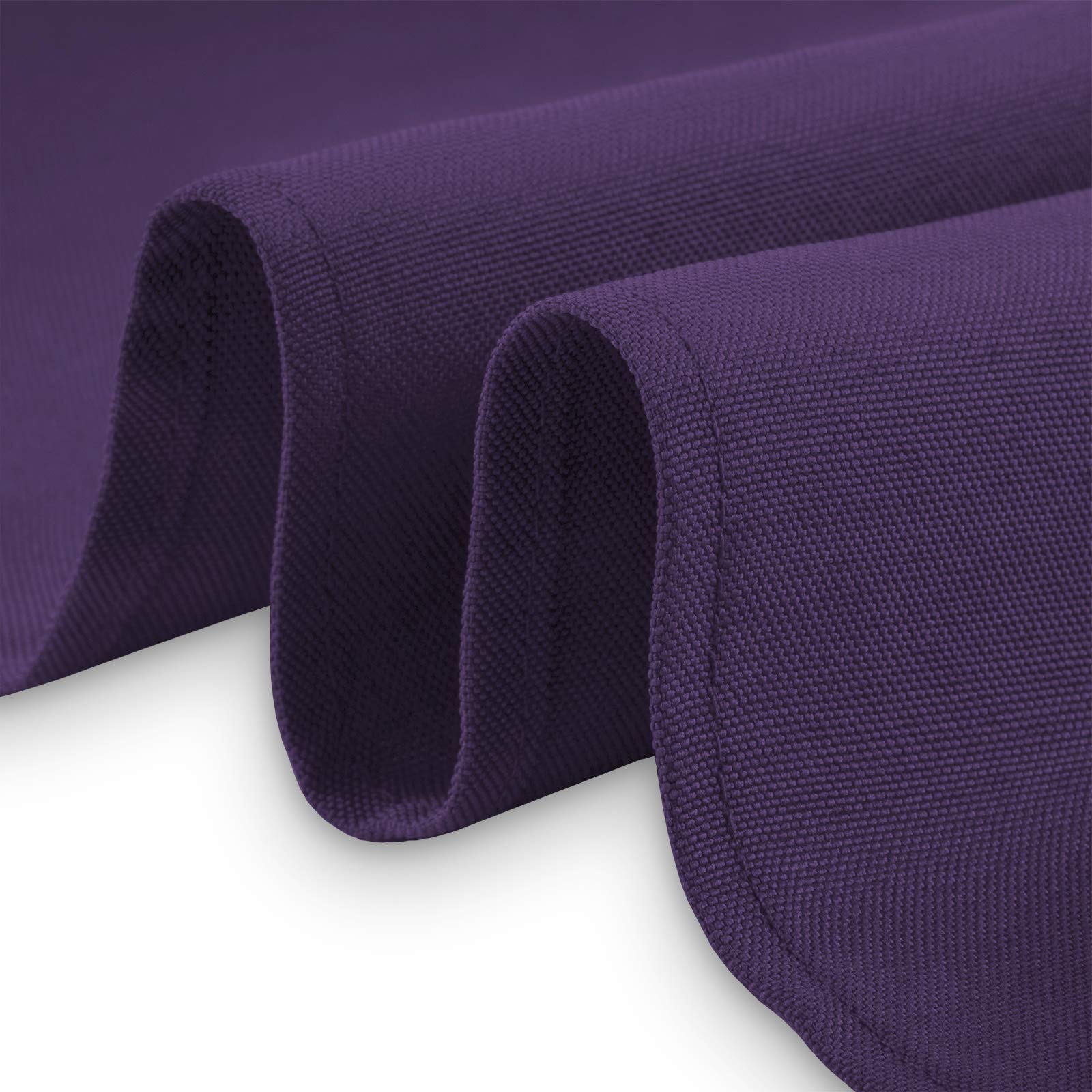 Lann'S Linens - 70 X 120 Premium Tablecloth For Wedding/Banquet/Restaurant - Rectangular Polyester Fabric Table Cloth - Purp