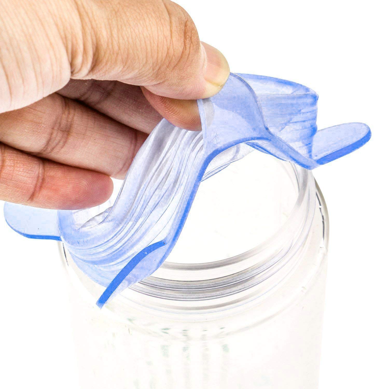 Silicone Stretch Lids, Reusable Expandable Seal Bowl Covers Lid To Keep Food Fresh, Fit Various Sizes And Shapes Of Containers O