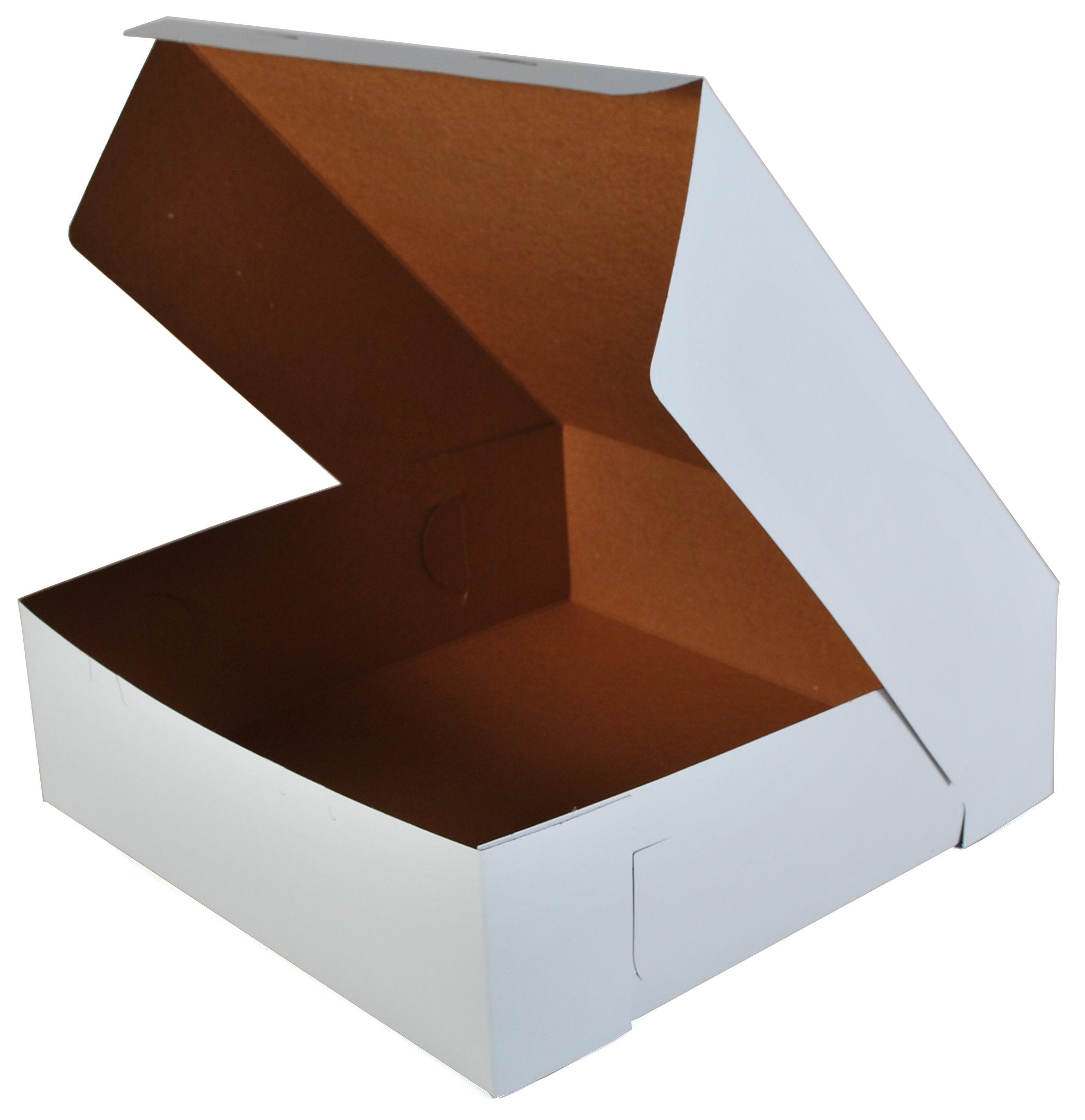 Southern Champion Tray 0995 Premium Clay Coated Kraft Paperboard White Non-Window Lock Corner Bakery Box, 16 Length X 16 Wid